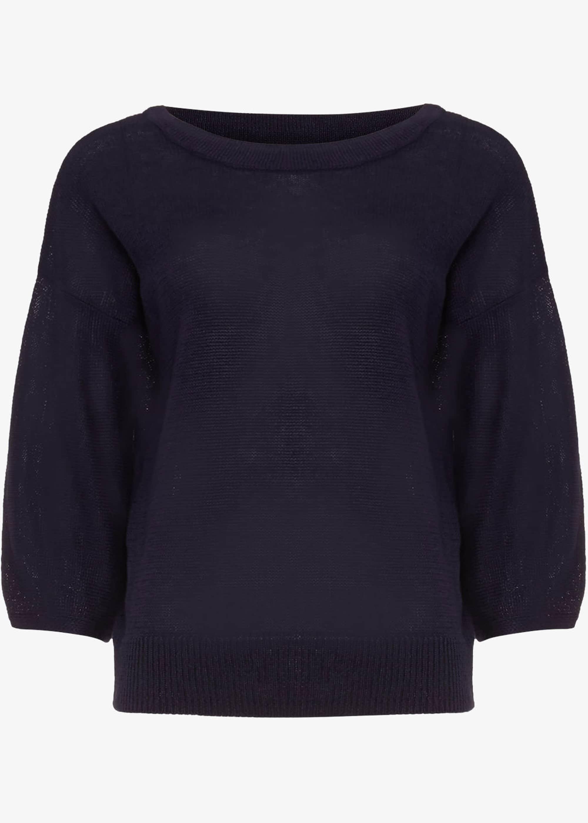Bailee Linen Balloon Sleeve Knit Top