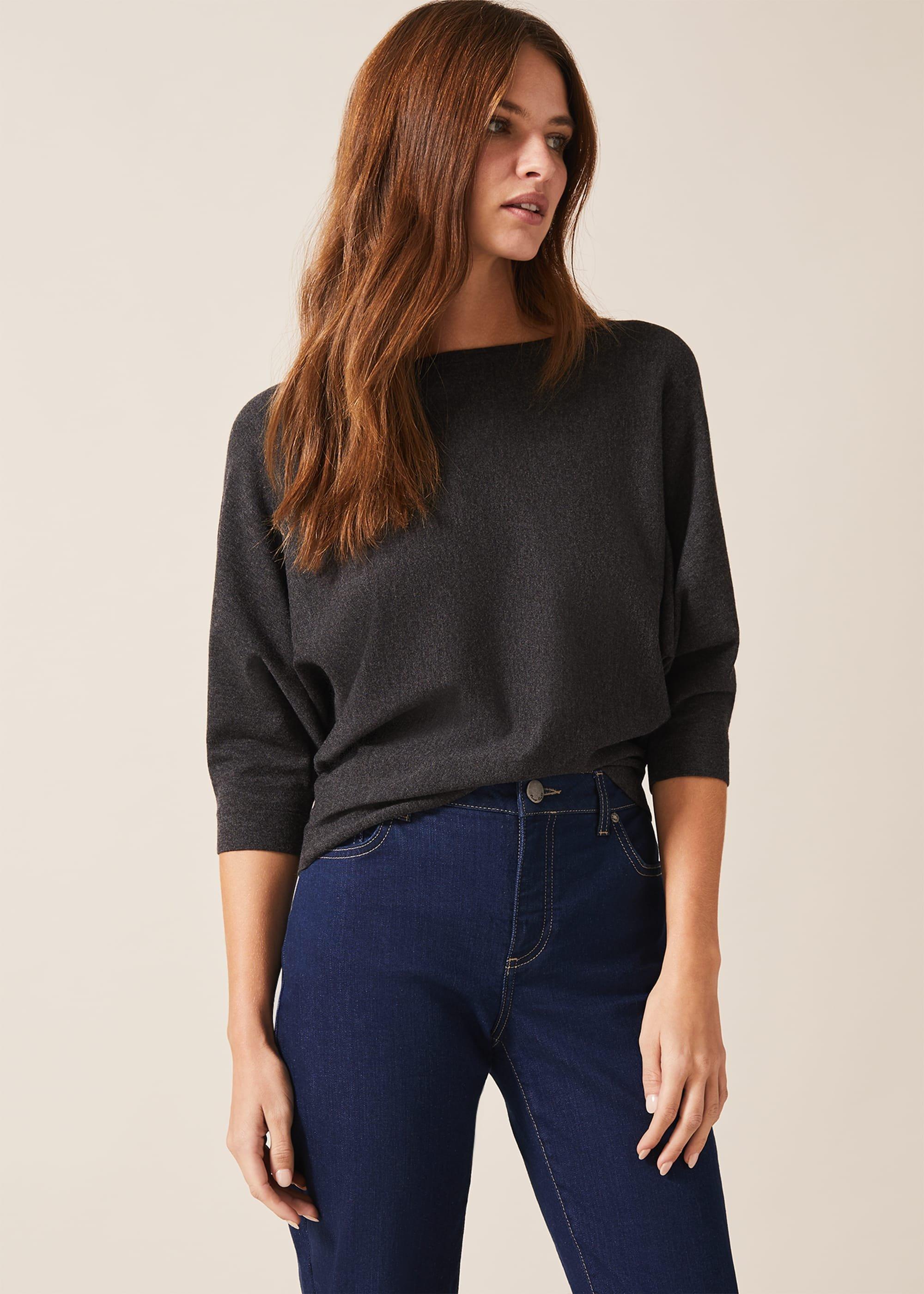 Cristine Batwing Knit Top