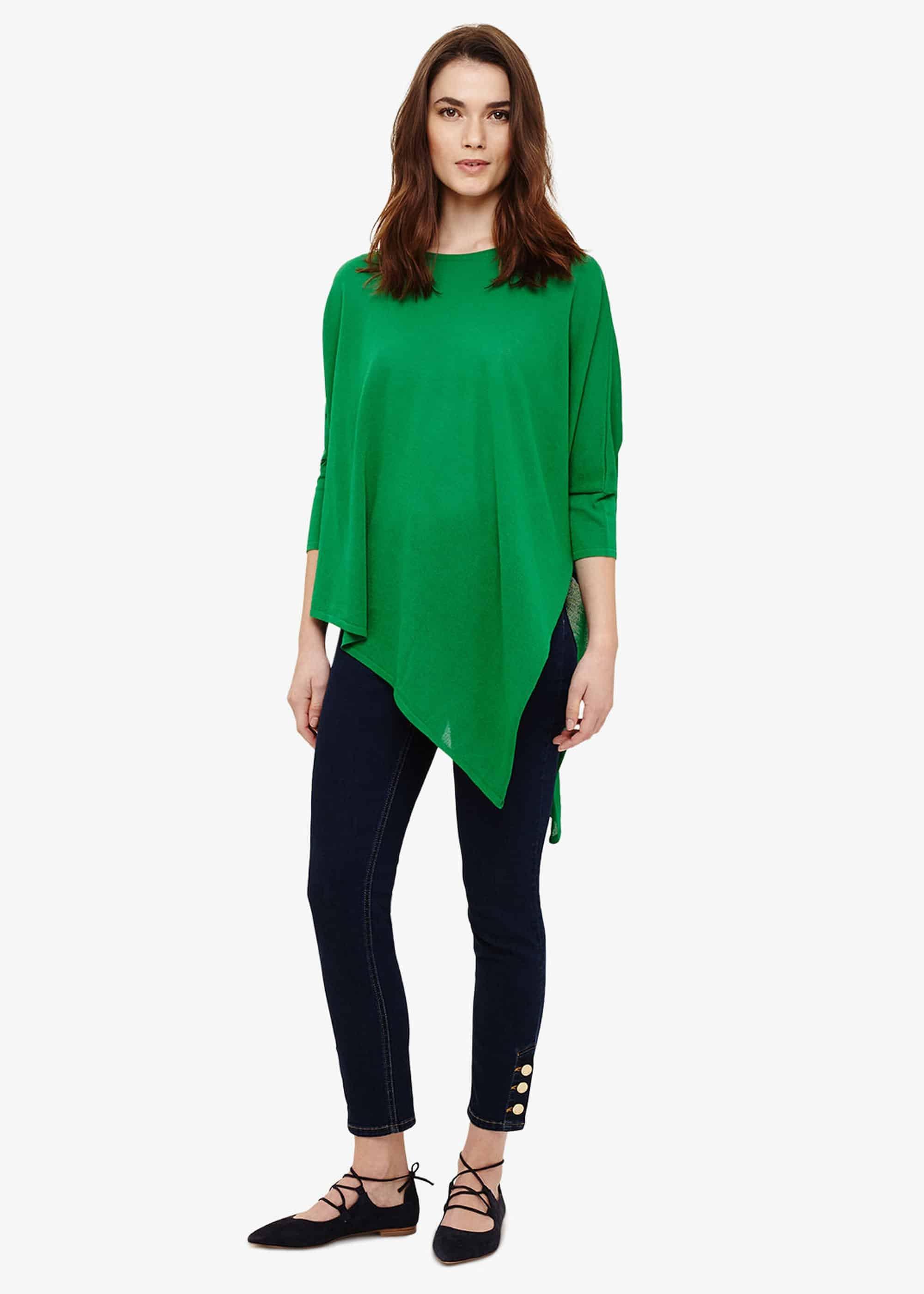 Melinda Asymmetric Knit Top