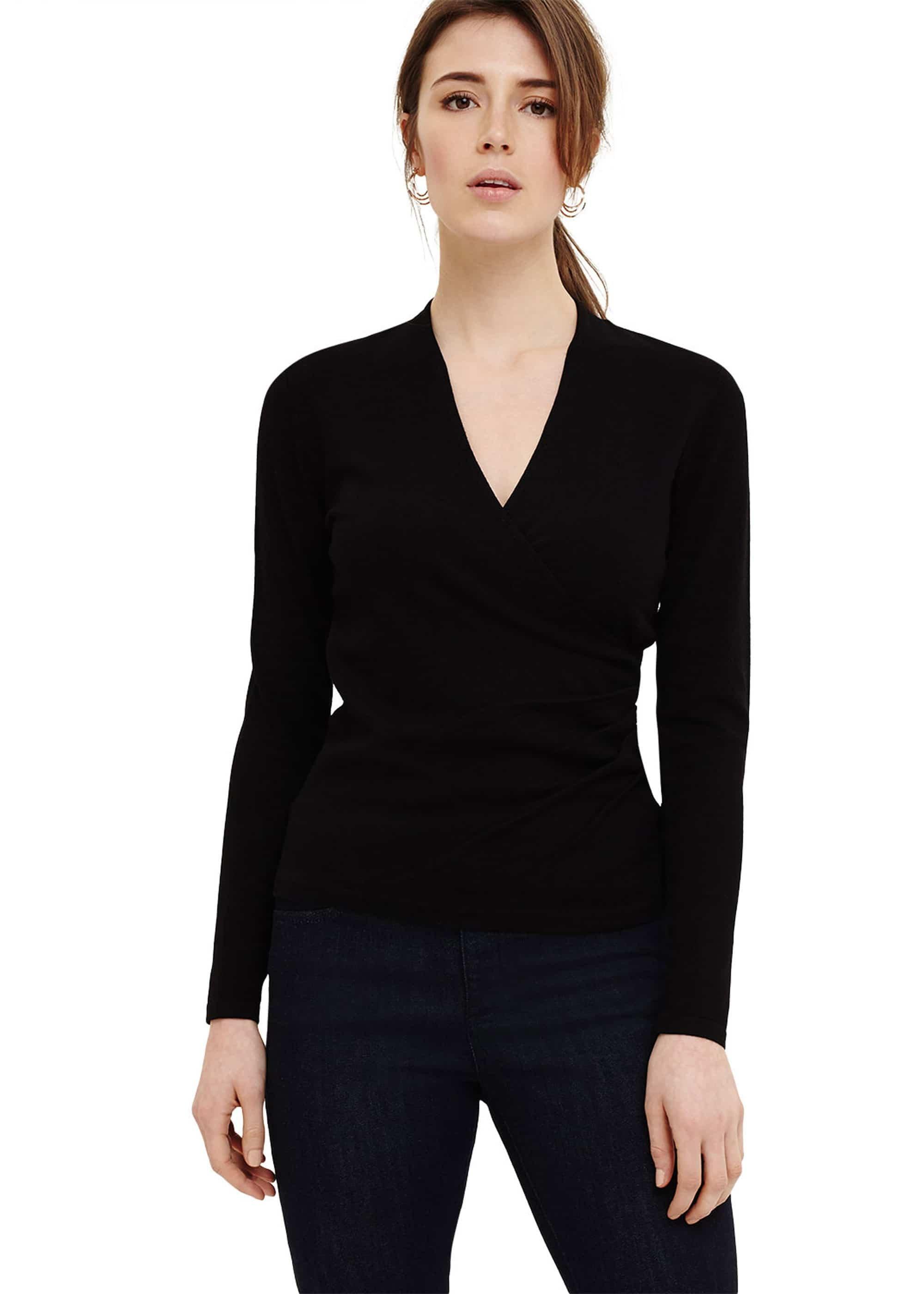 Wilma Wrap Knit Top