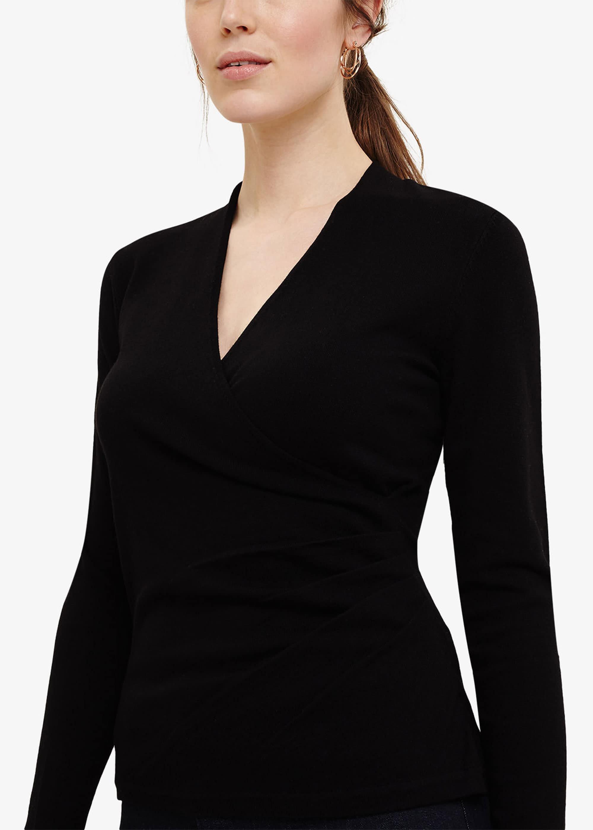 Wilma Wrap Knit Top