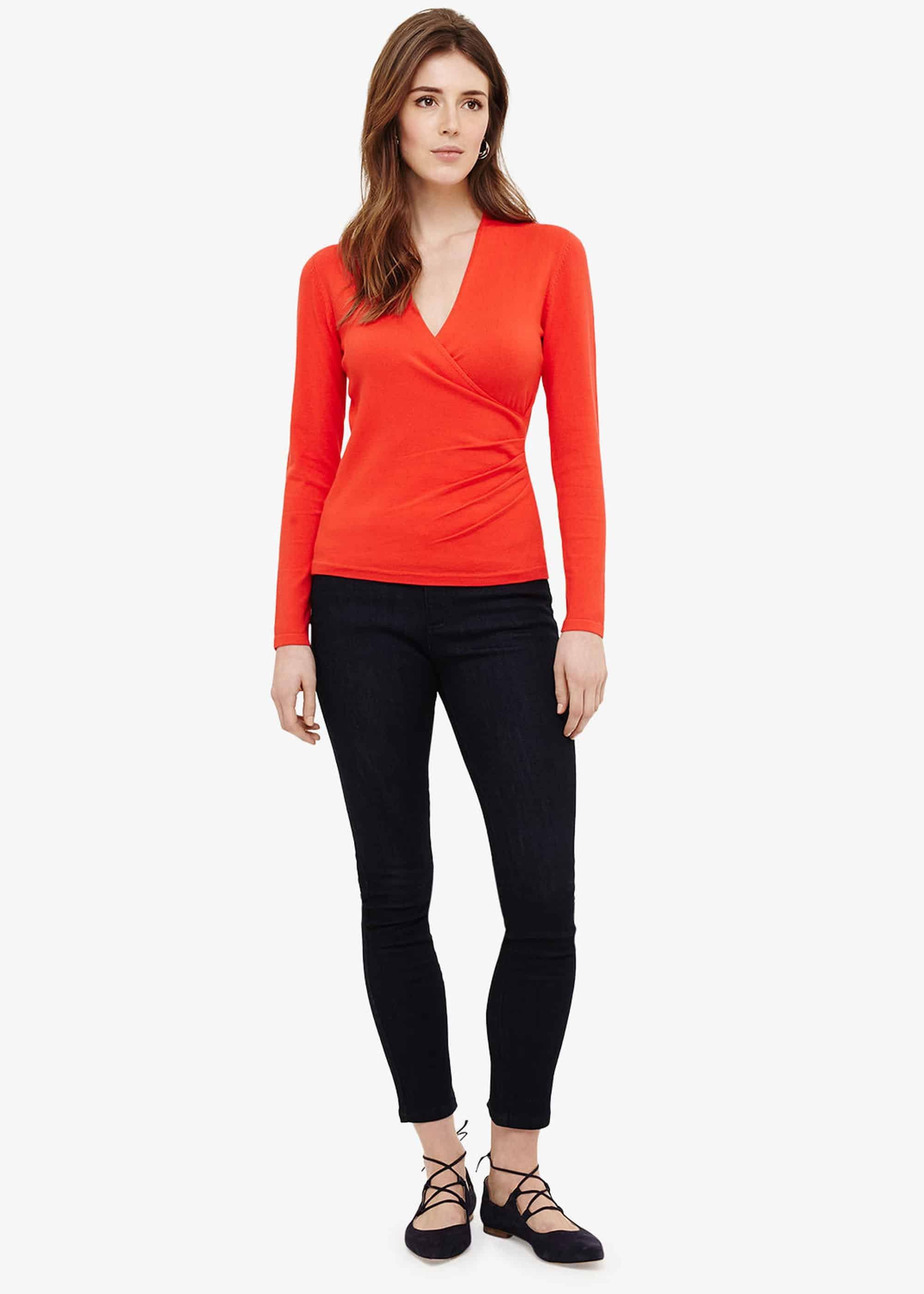 Wilma Wrap Knit Top