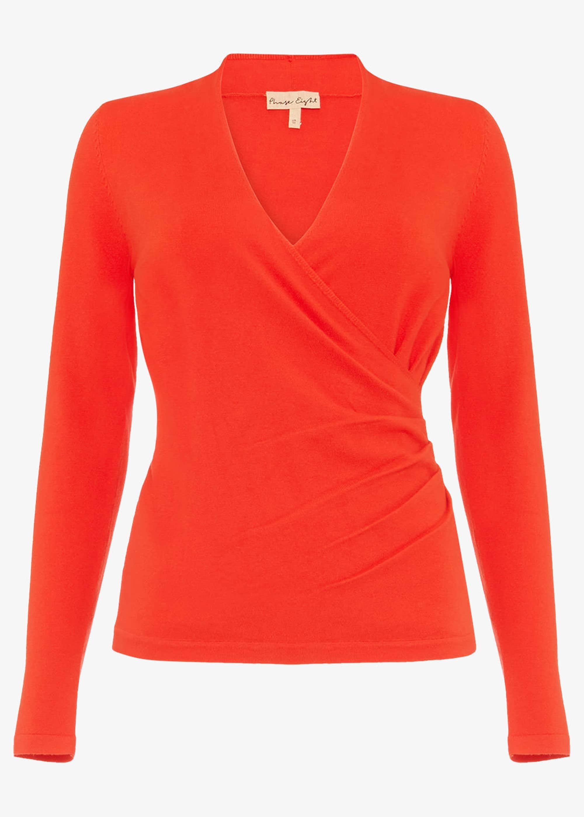 Wilma Wrap Knit Top