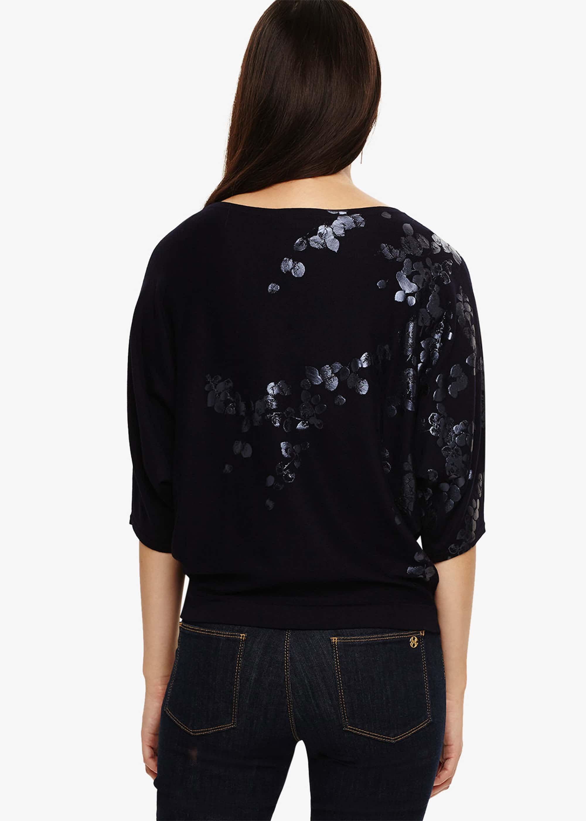 Bertie Blossom Foil Knitted Top