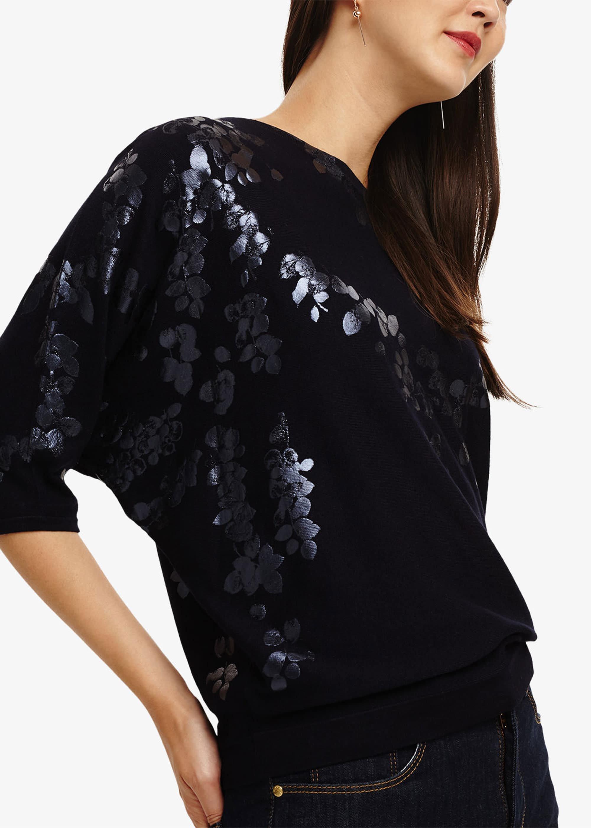Bertie Blossom Foil Knitted Top