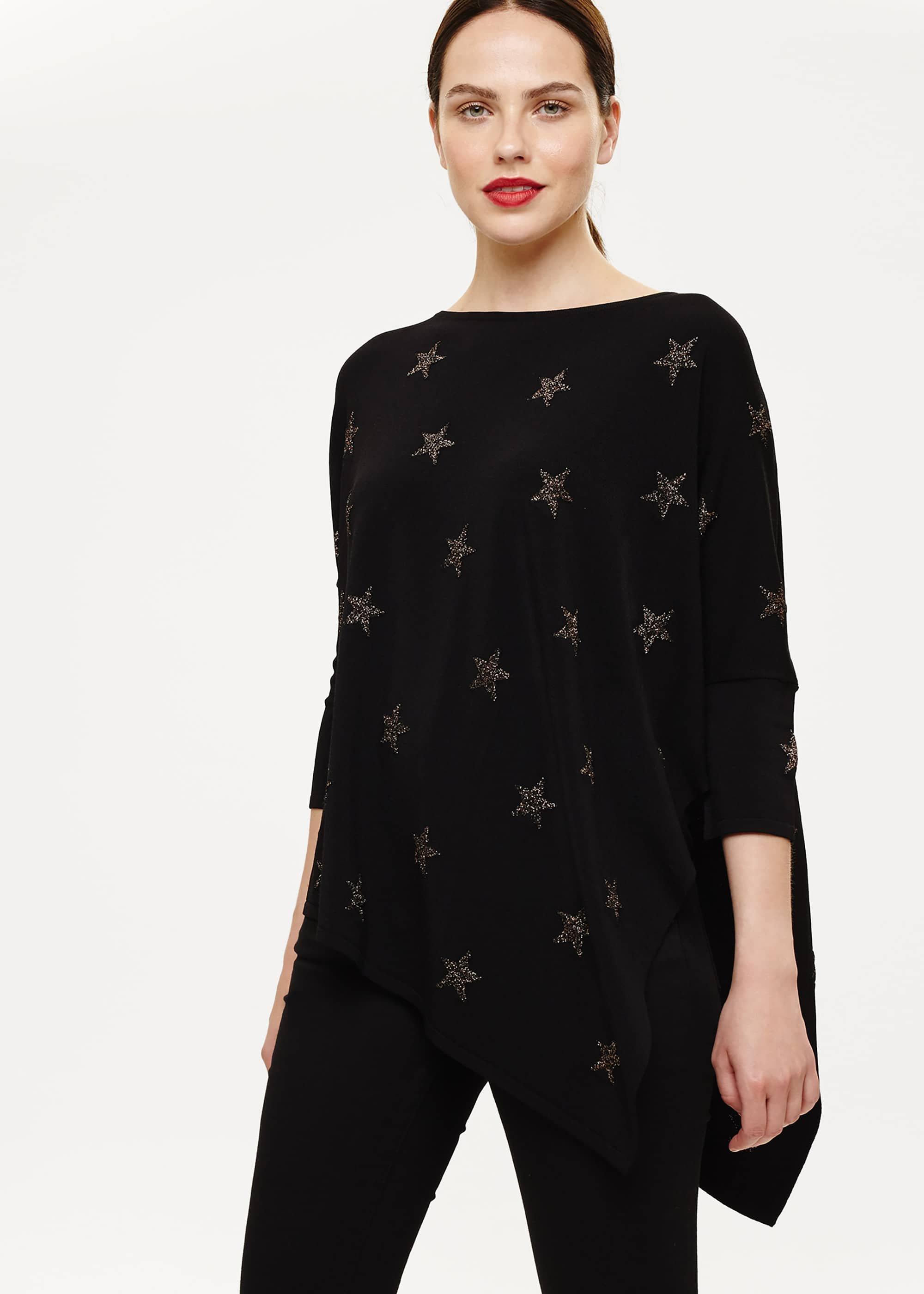 Sachi Star Shimmer Knitted Jumper