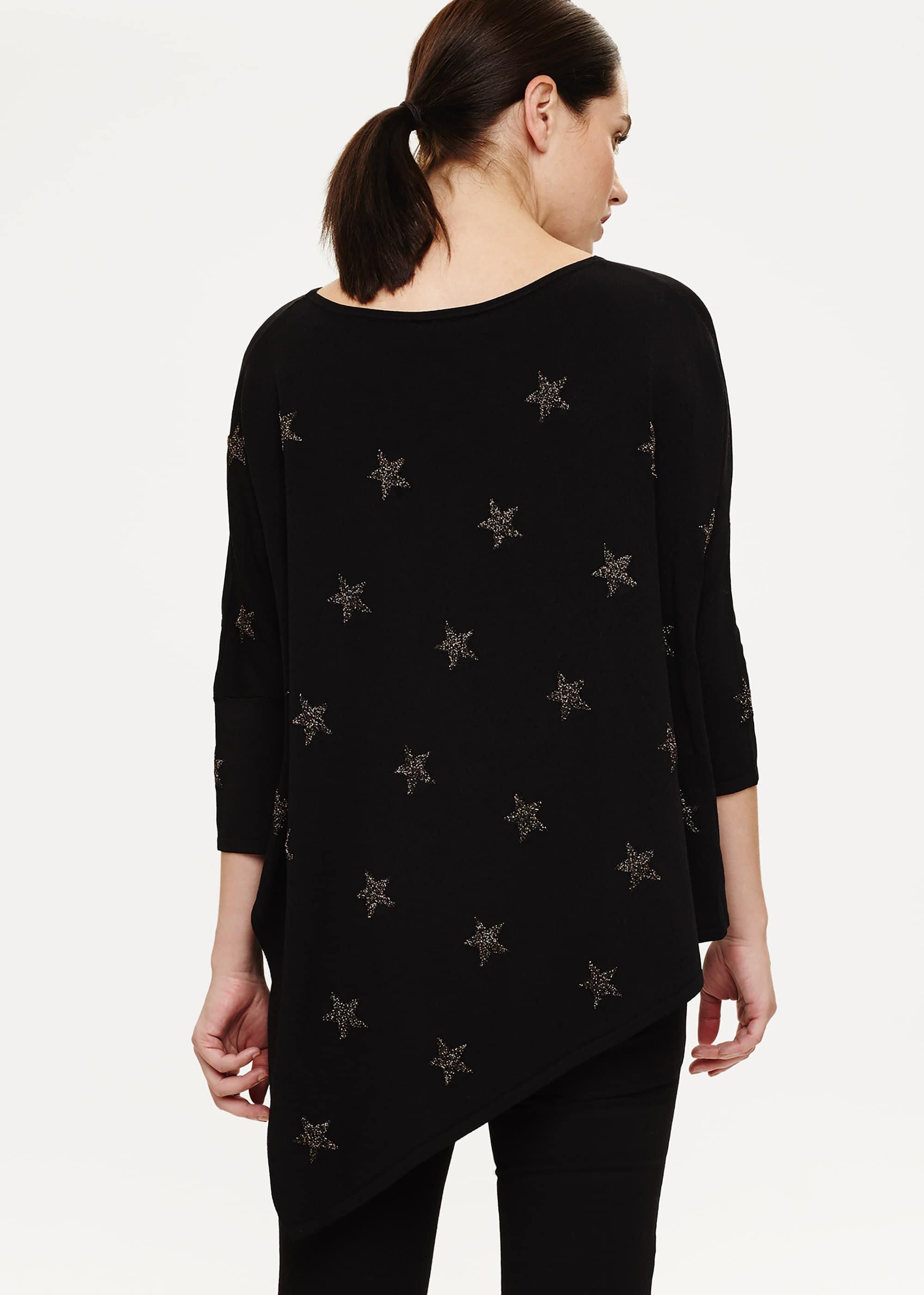 Sachi Star Shimmer Knitted Jumper