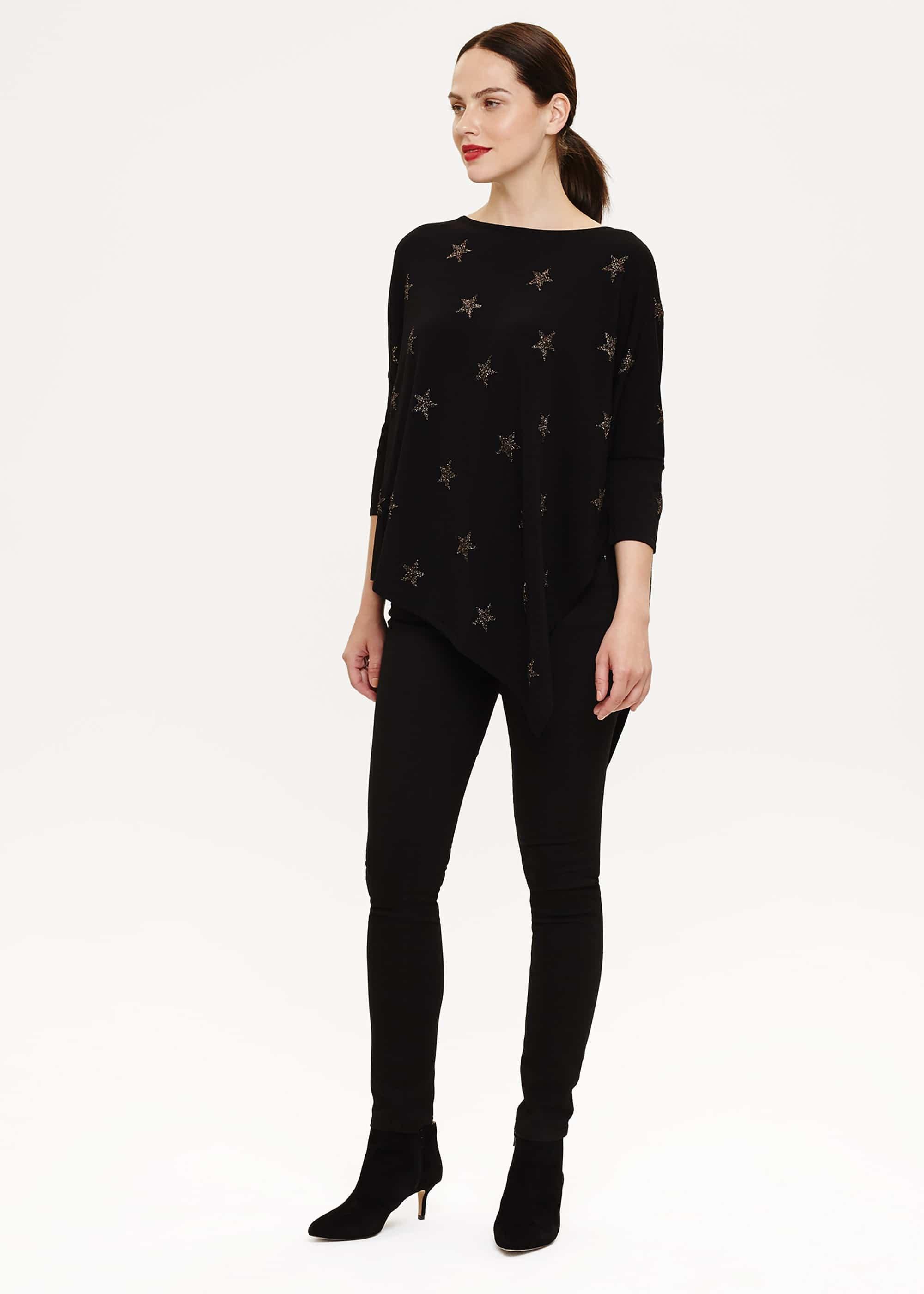 Sachi Star Shimmer Knitted Jumper