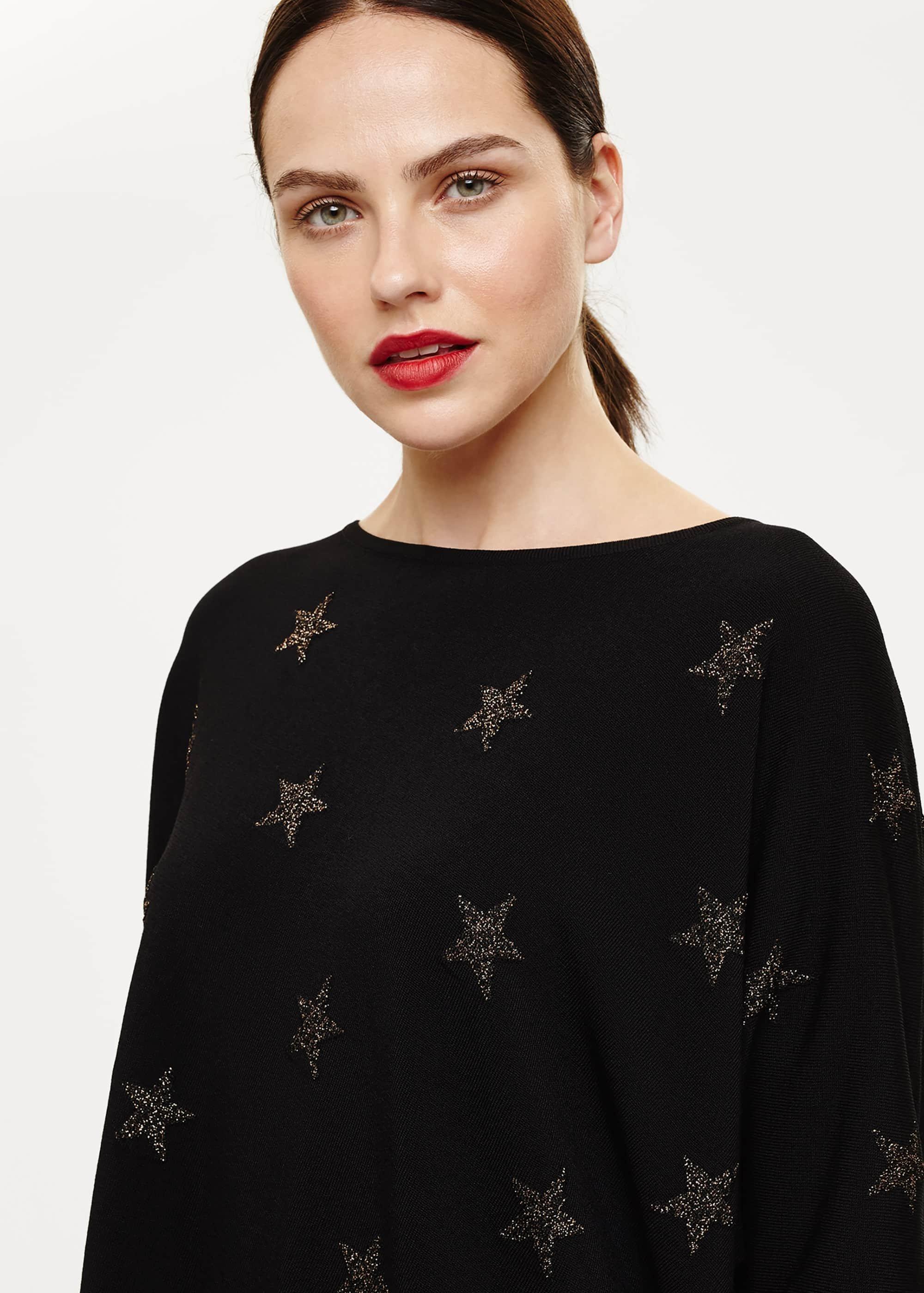 Sachi Star Shimmer Knitted Jumper