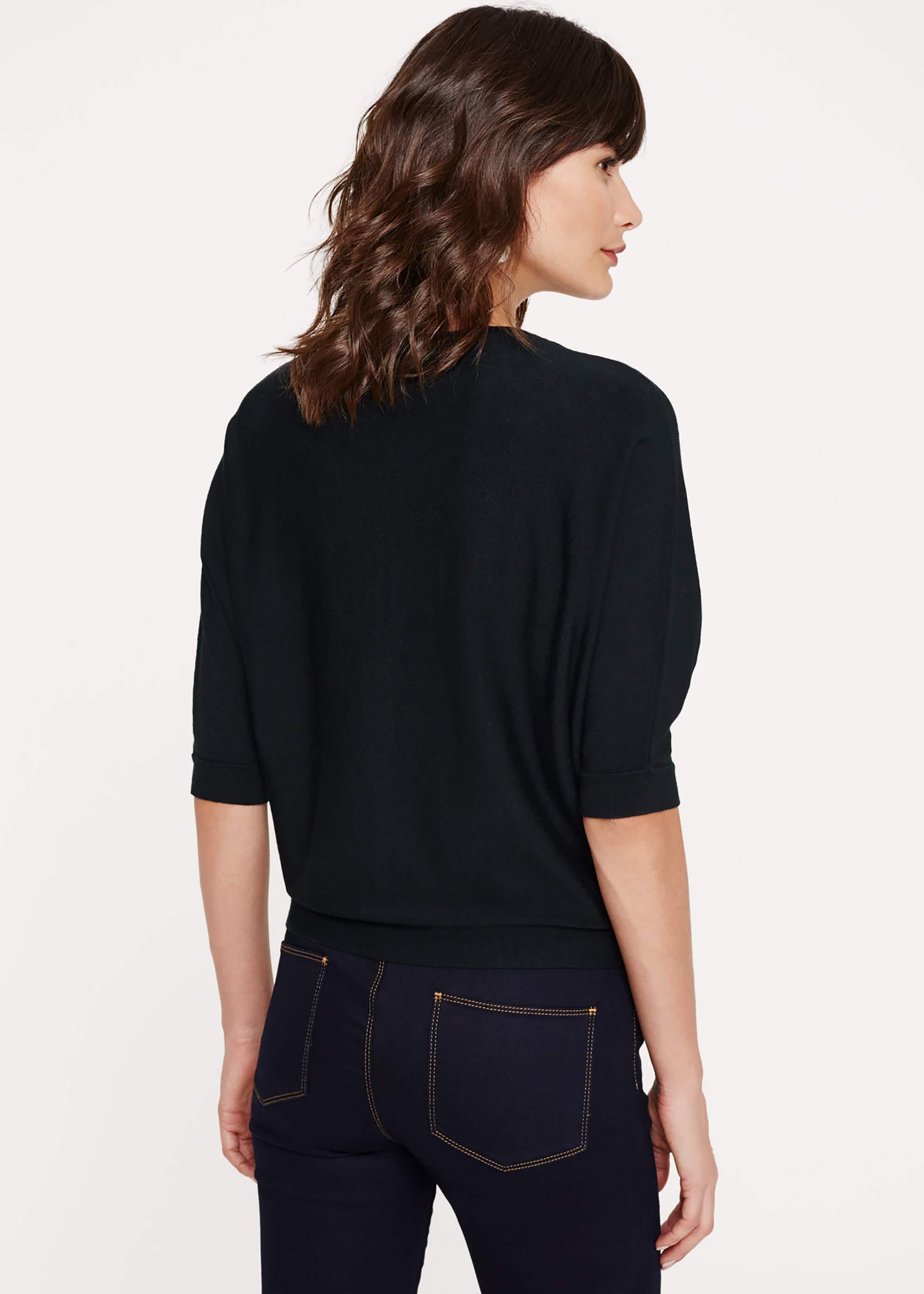 Cristine Metal Trim Knitted Top