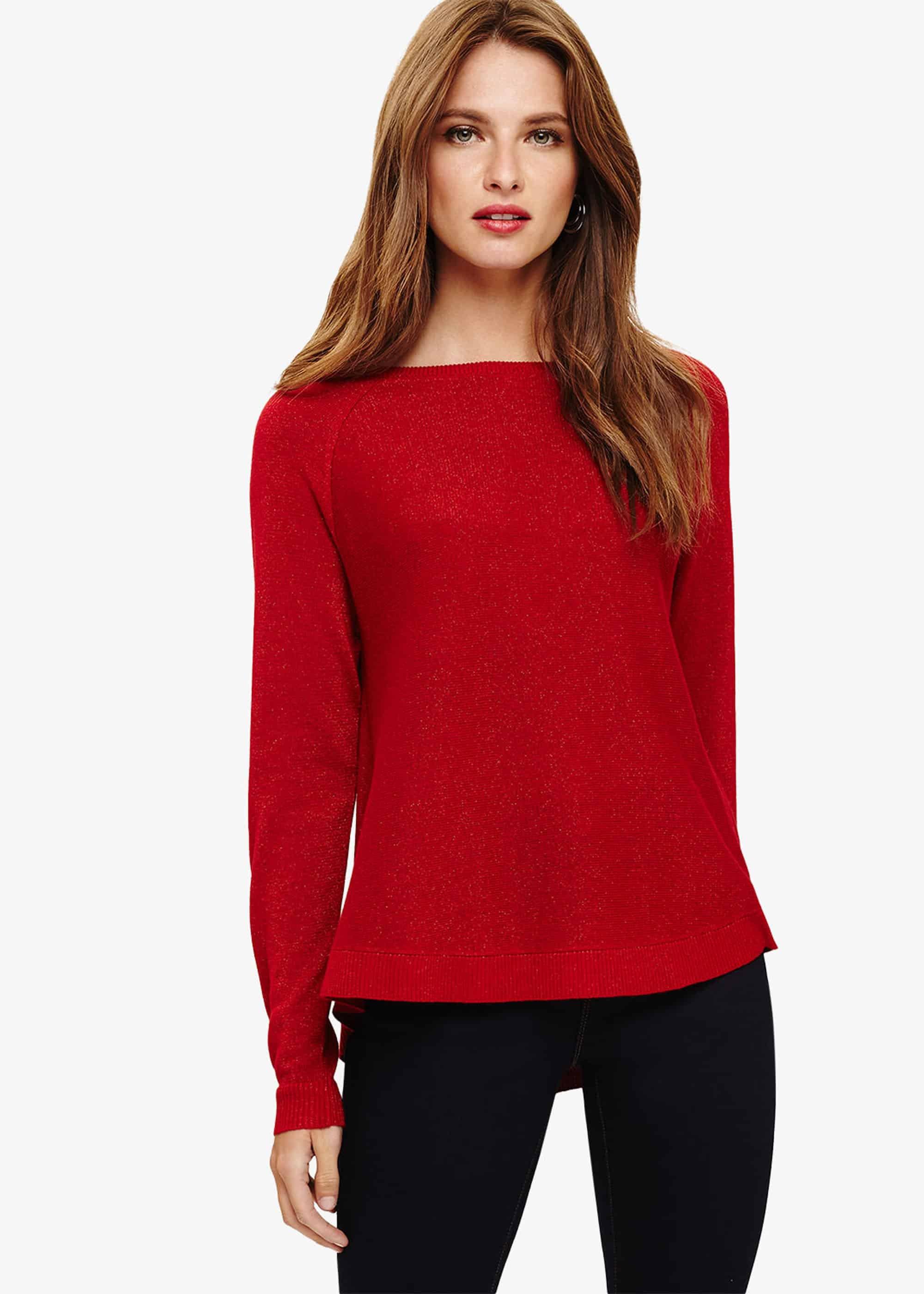 Terza Shimmer Swing Knitted Jumper
