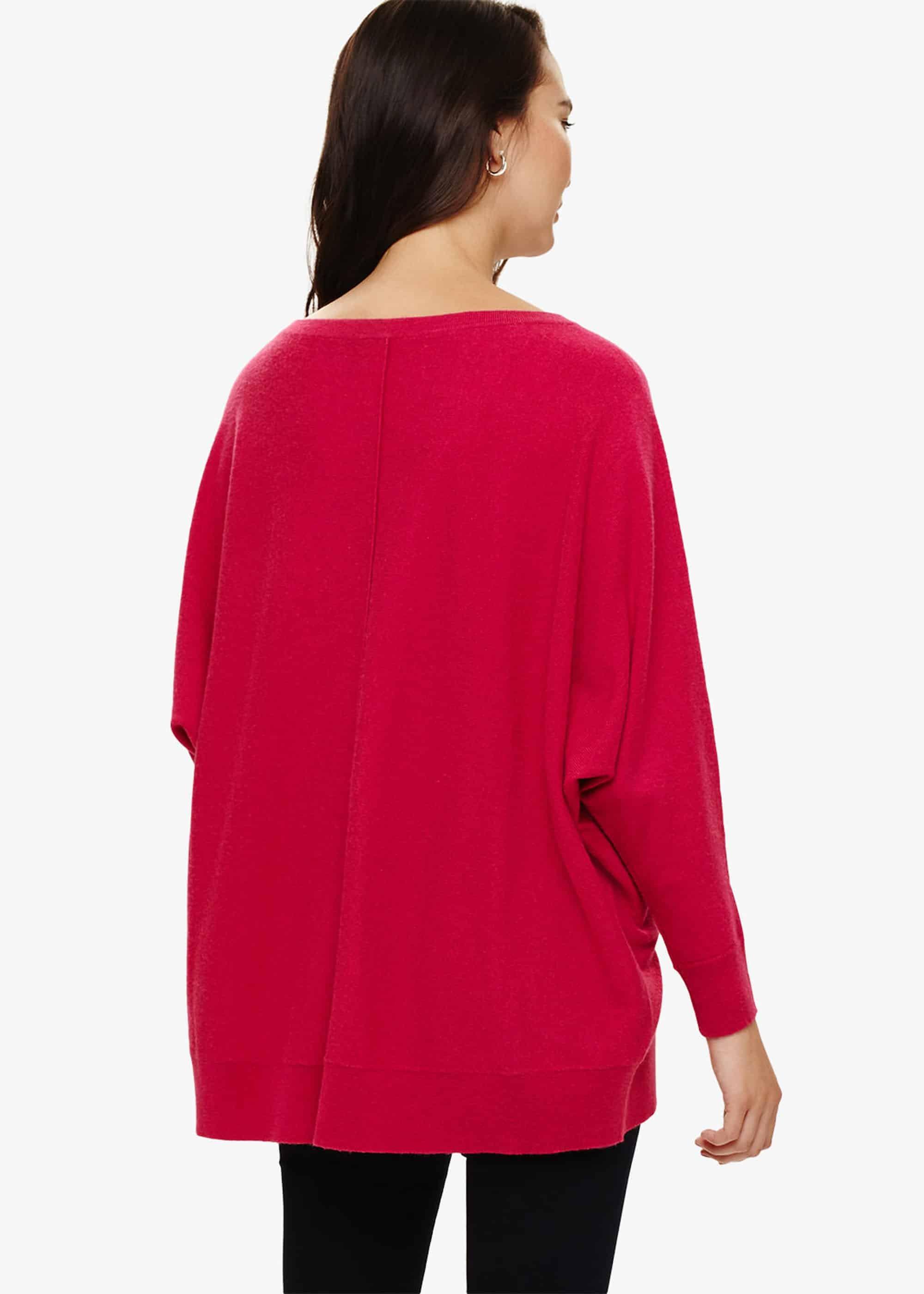 Eve Exposed Seam Boxy Knitted Jumper