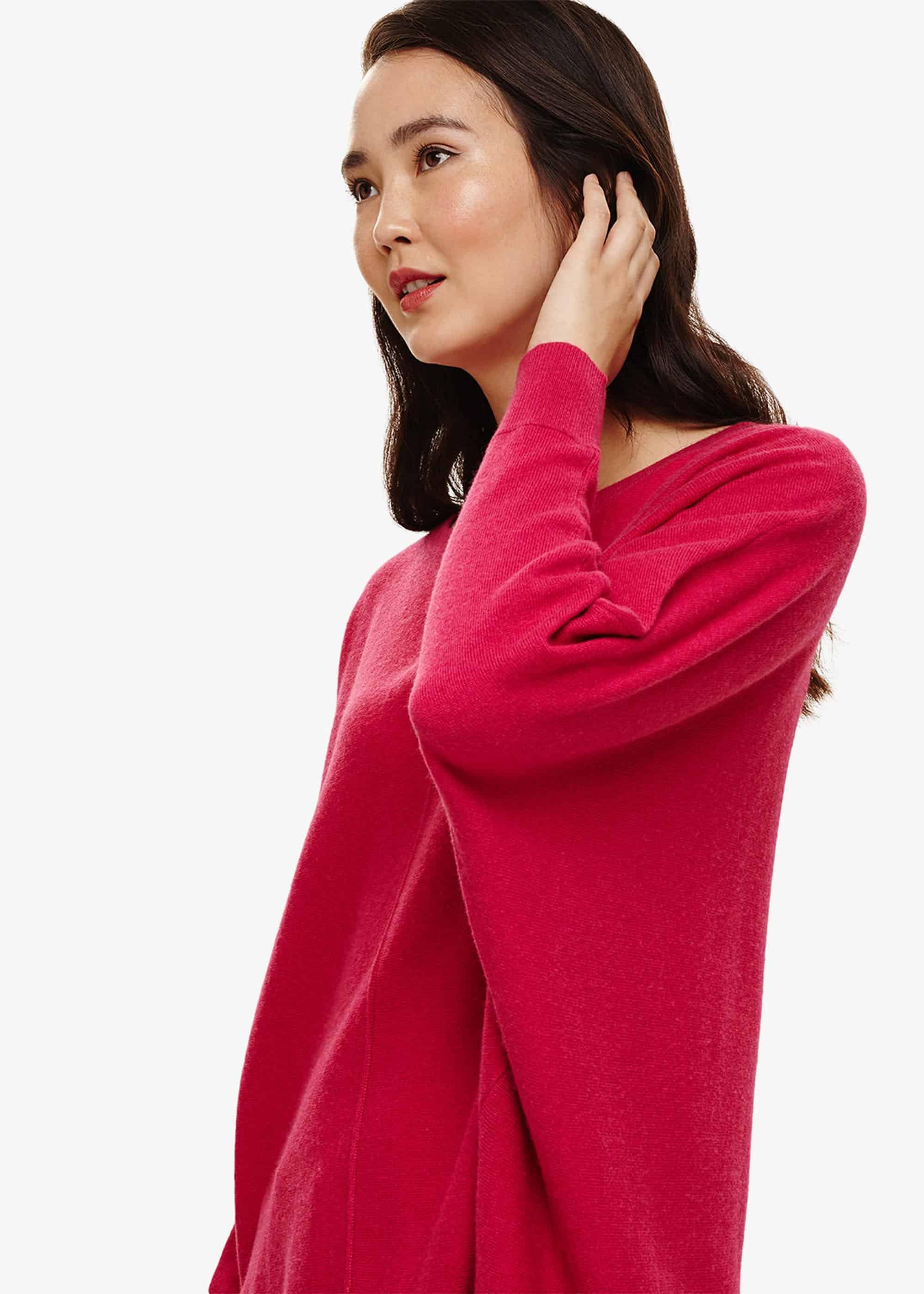 Eve Exposed Seam Boxy Knitted Jumper
