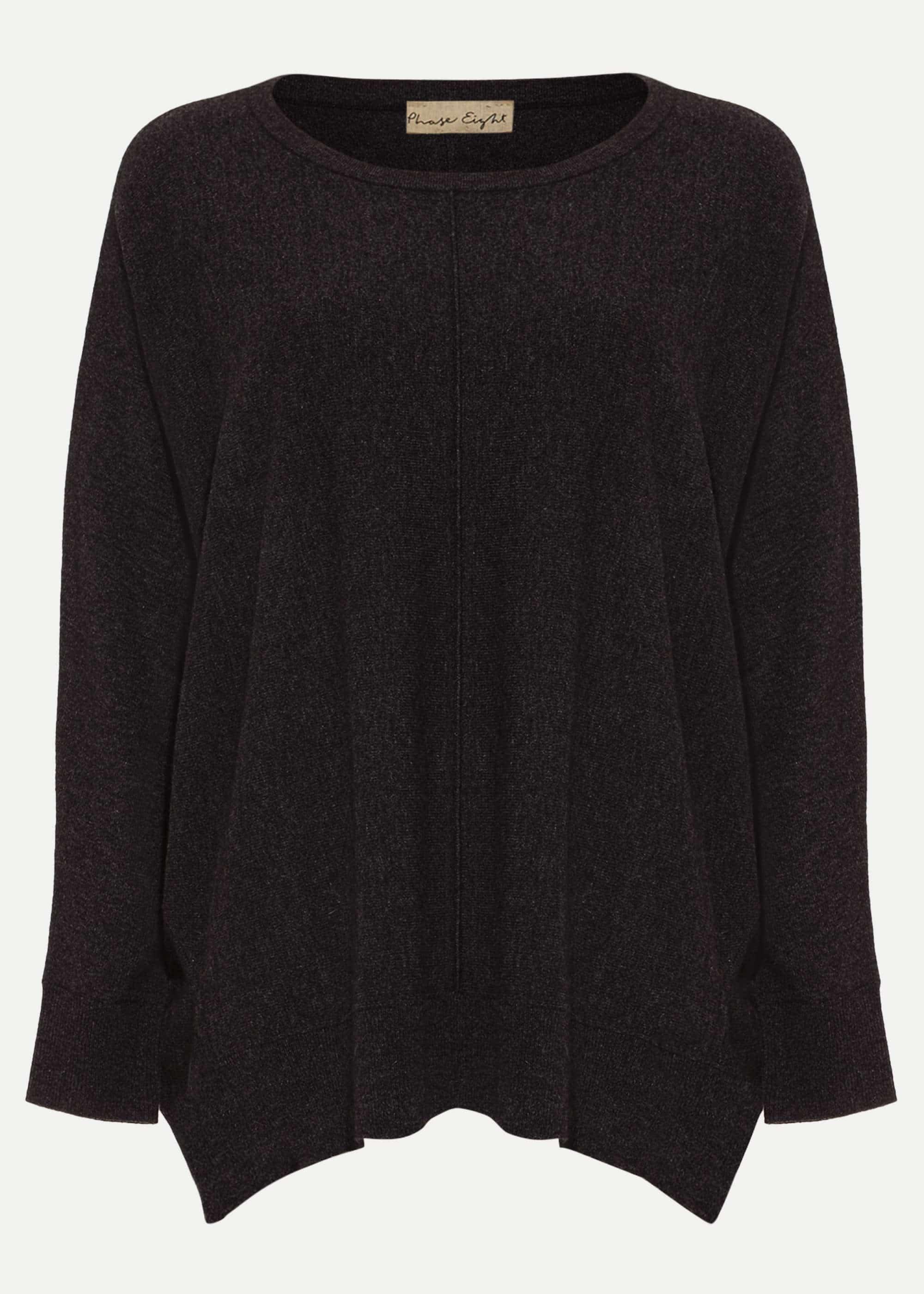 Eve Exposed Seam Boxy Knitted Jumper