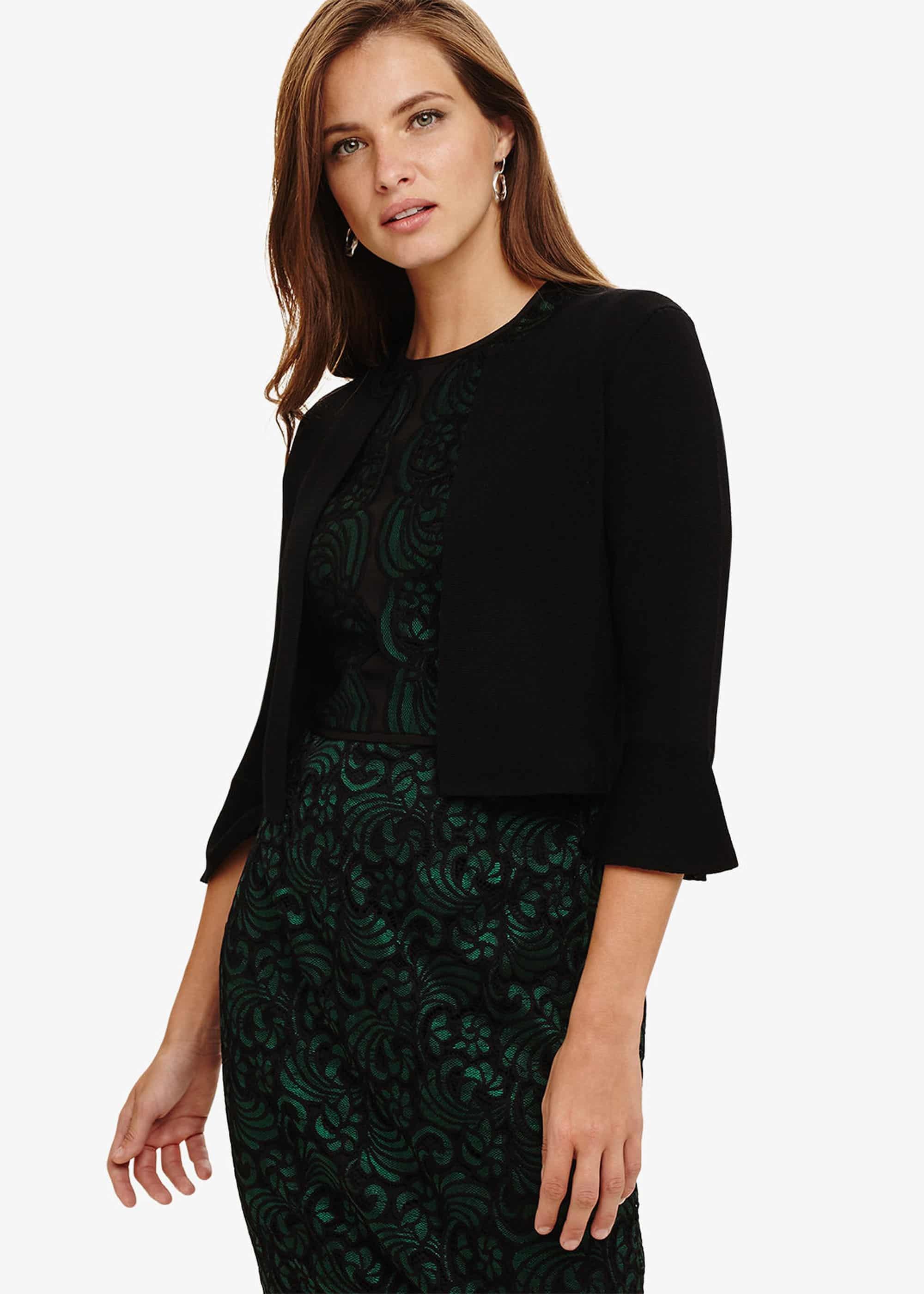 Fabianna Flare Sleeve Knit Jacket