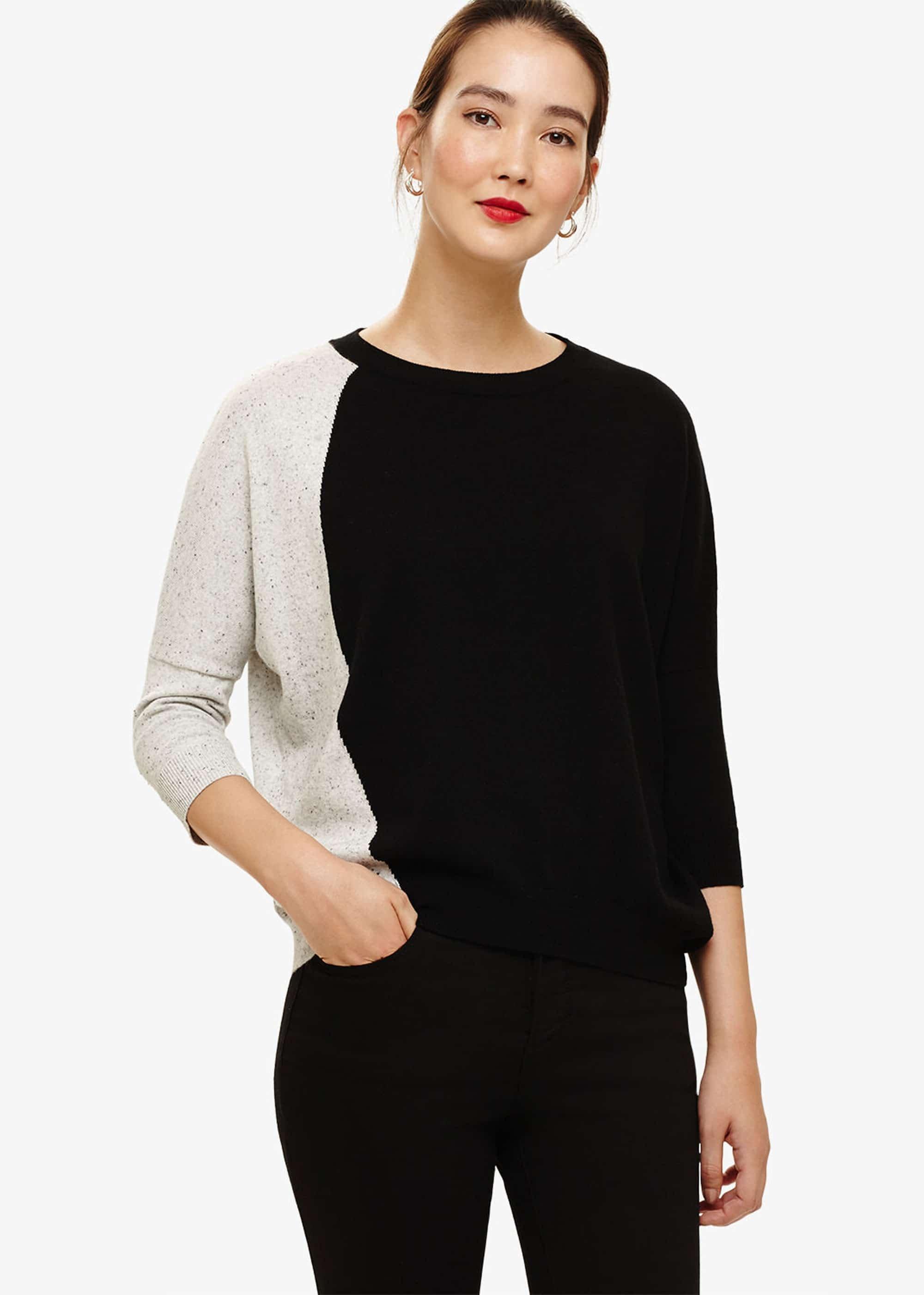 Blake Block Fleck Knitted Jumper