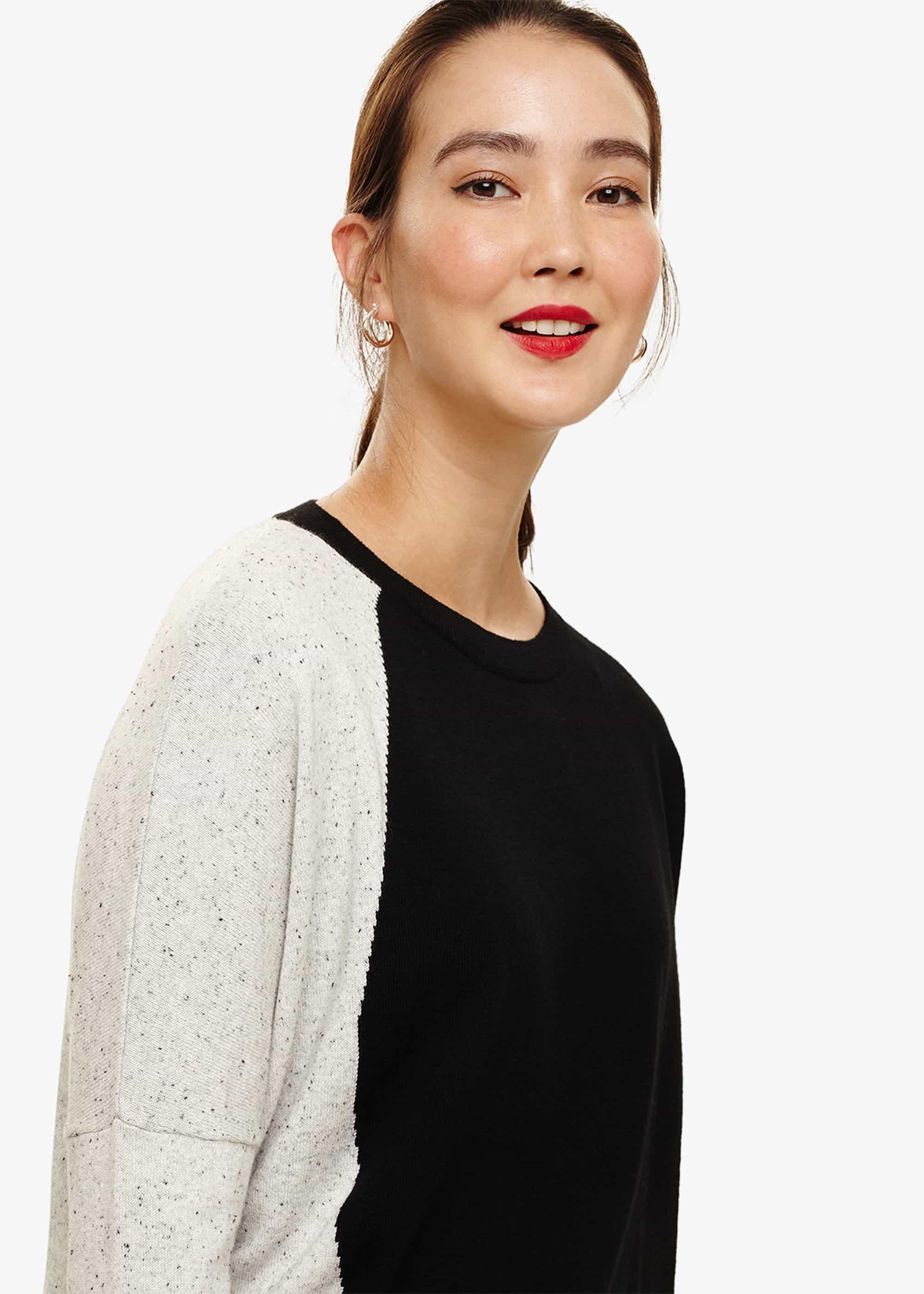 Blake Block Fleck Knitted Jumper