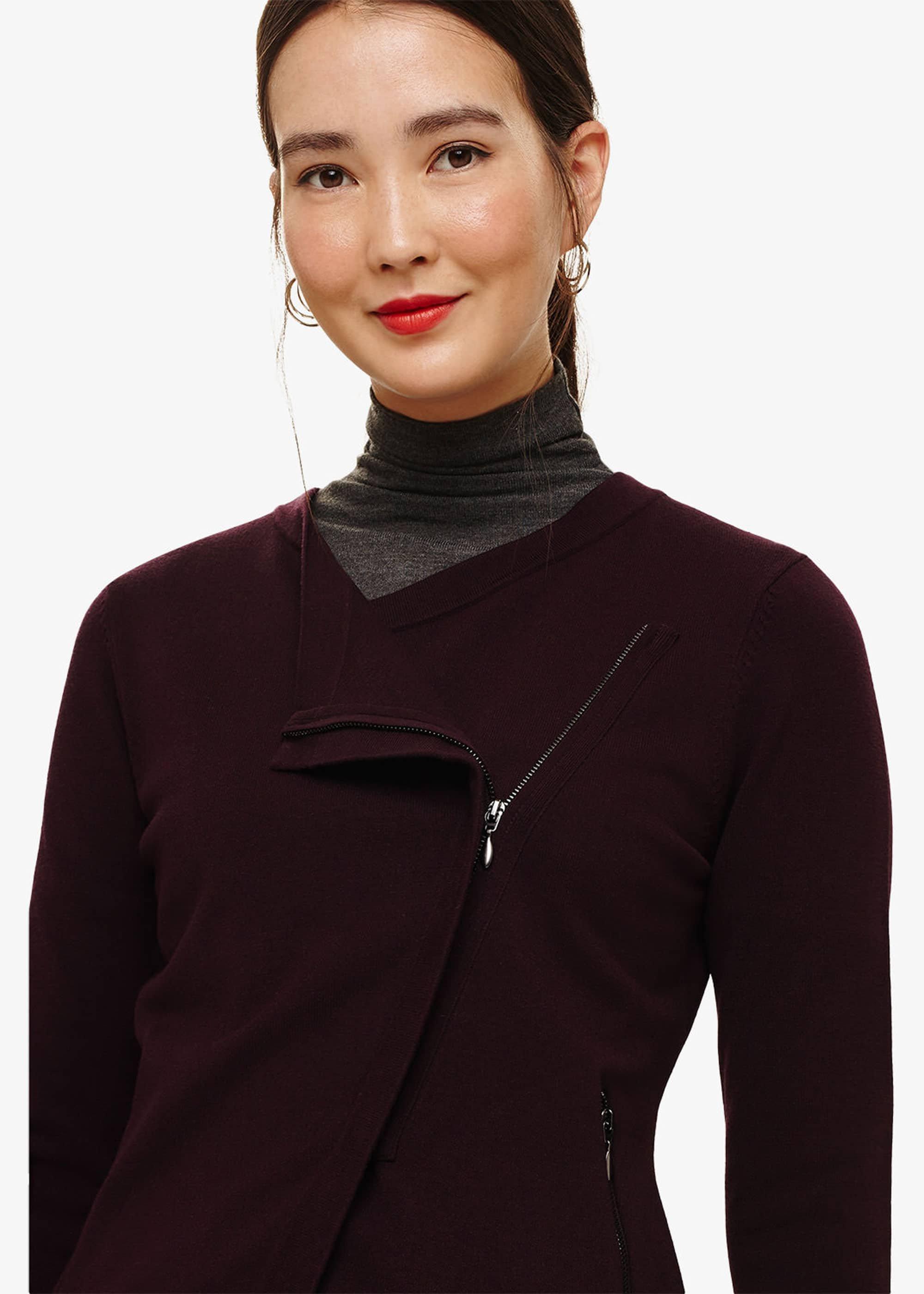 Brielle Biker Knitted Cardigan