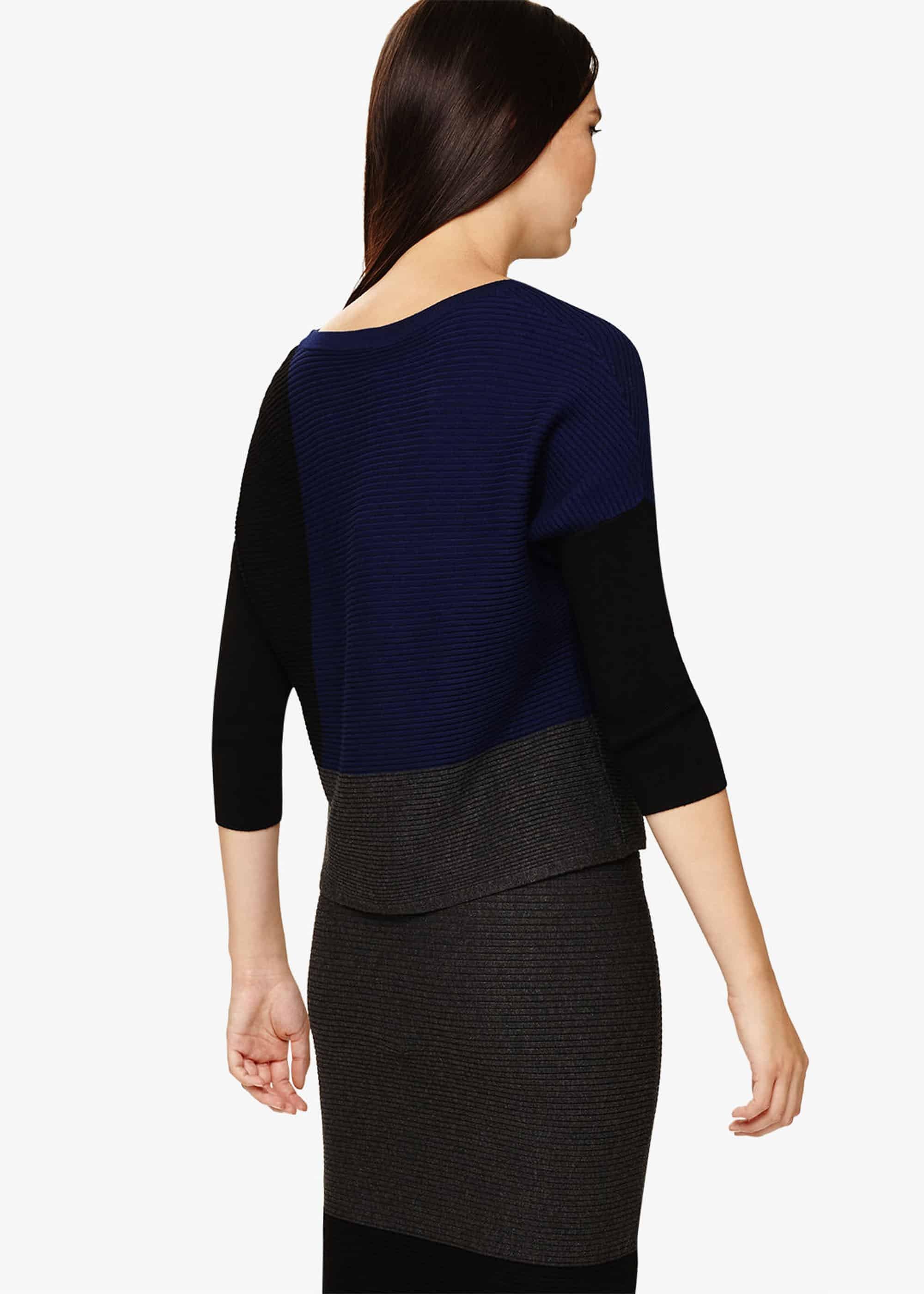 Robin Colour Block Knitted Top