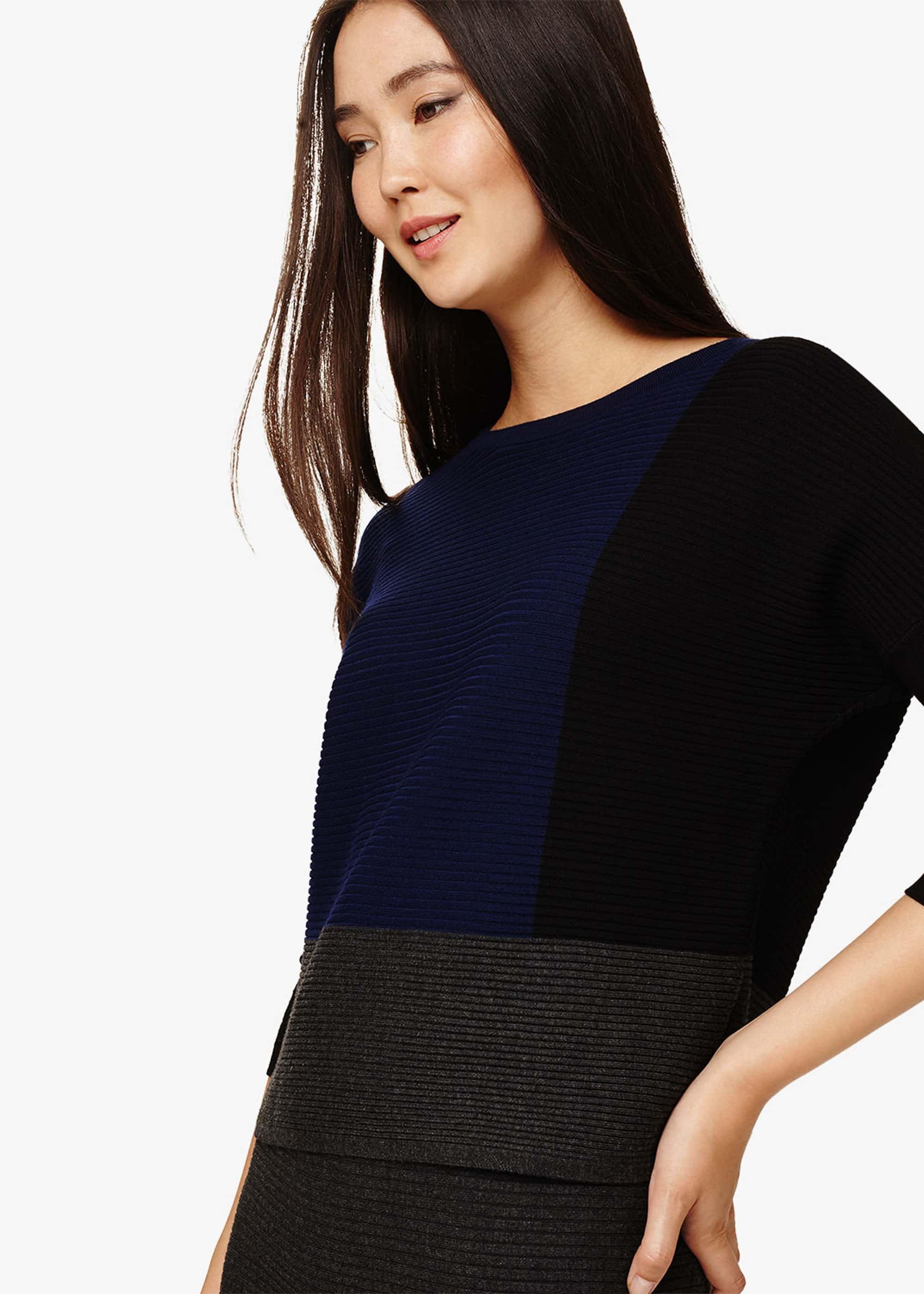 Robin Colour Block Knitted Top