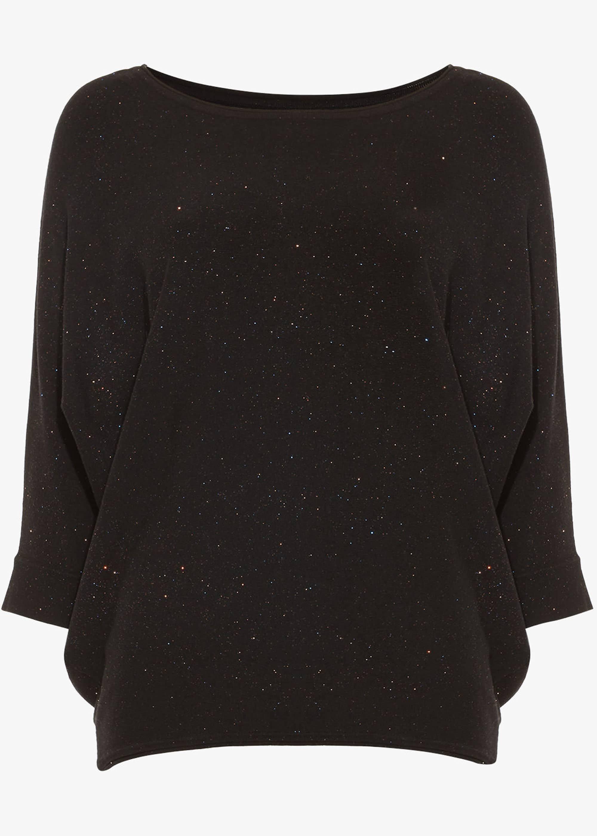 Becca Glitter Batwing Knitted Jumper