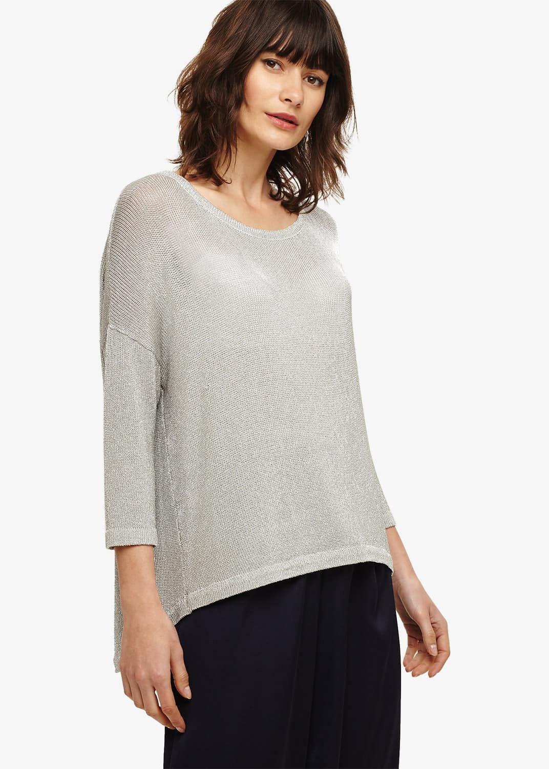 Miranda Metallic Knitted Jumper