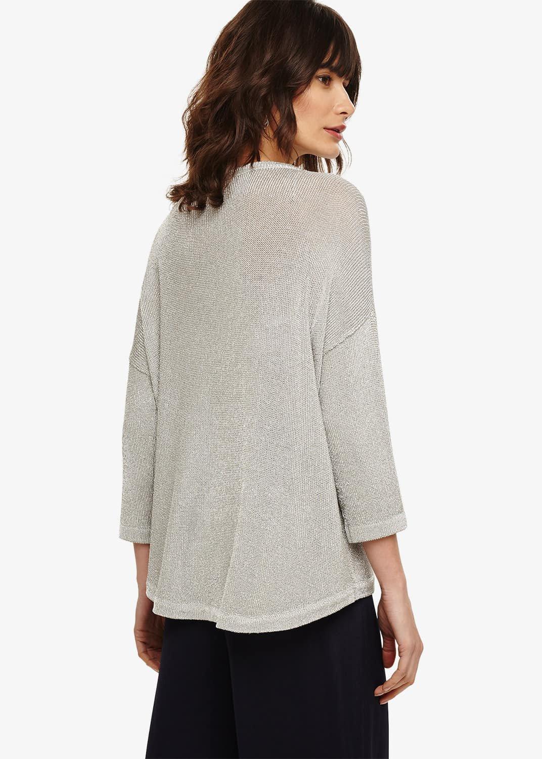 Miranda Metallic Knitted Jumper