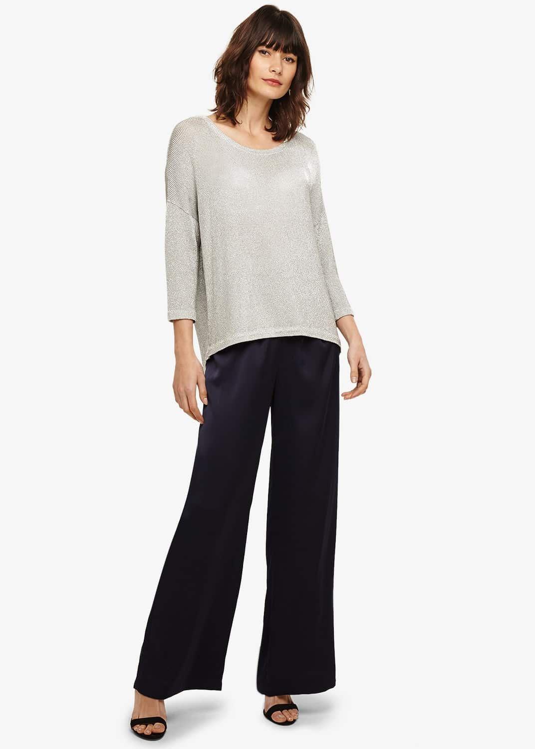 Miranda Metallic Knitted Jumper