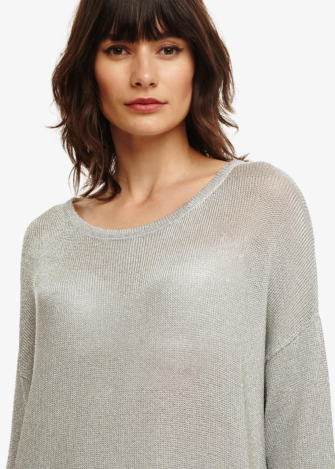 Miranda Metallic Knitted Jumper