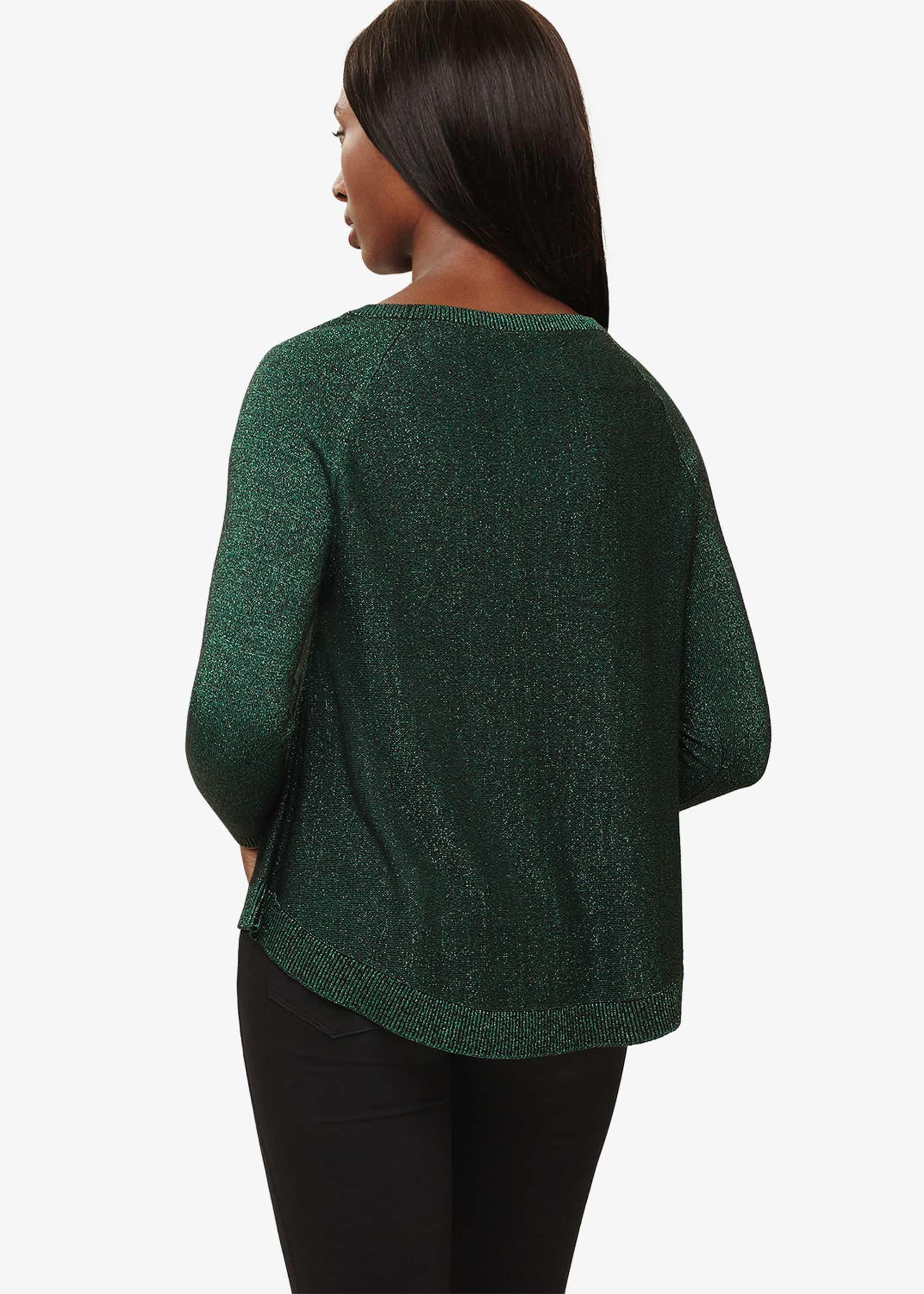 Terza Shimmer Swing Knitted Jumper