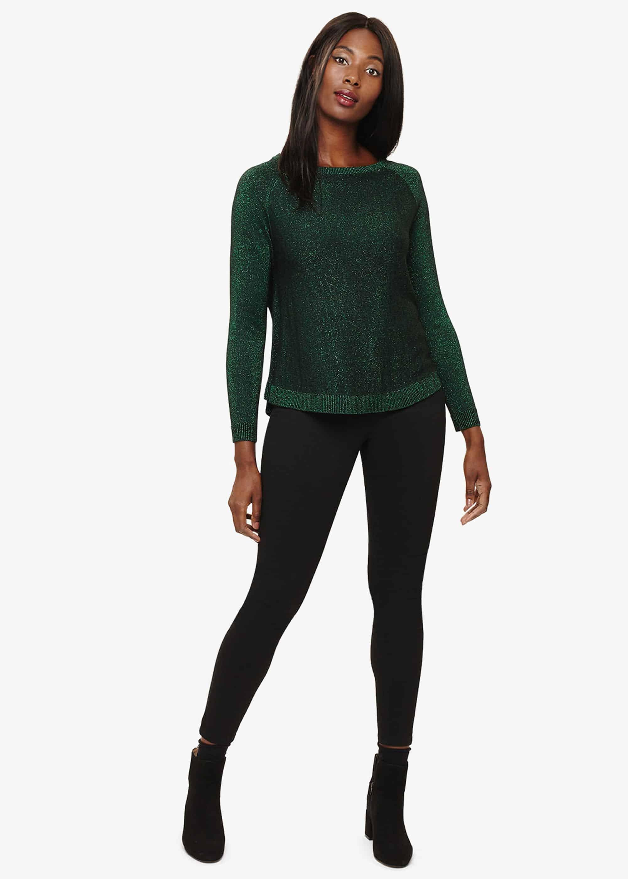 Terza Shimmer Swing Knitted Jumper