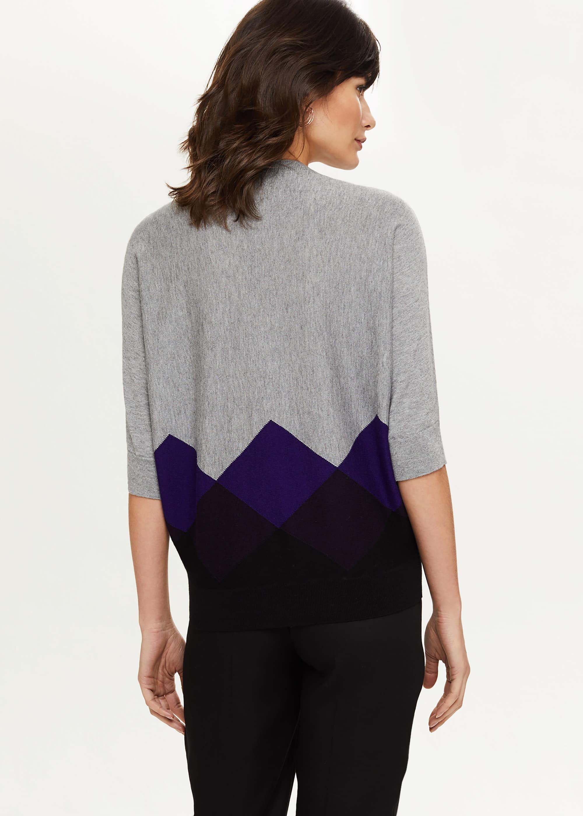 Angeletta Argyle Knitted Jumper