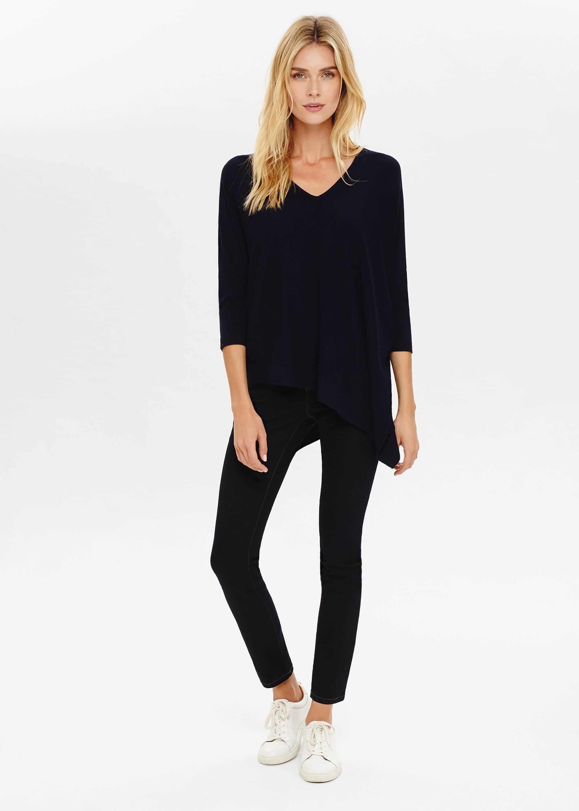 Ally Asymmetric Knitted Jumper