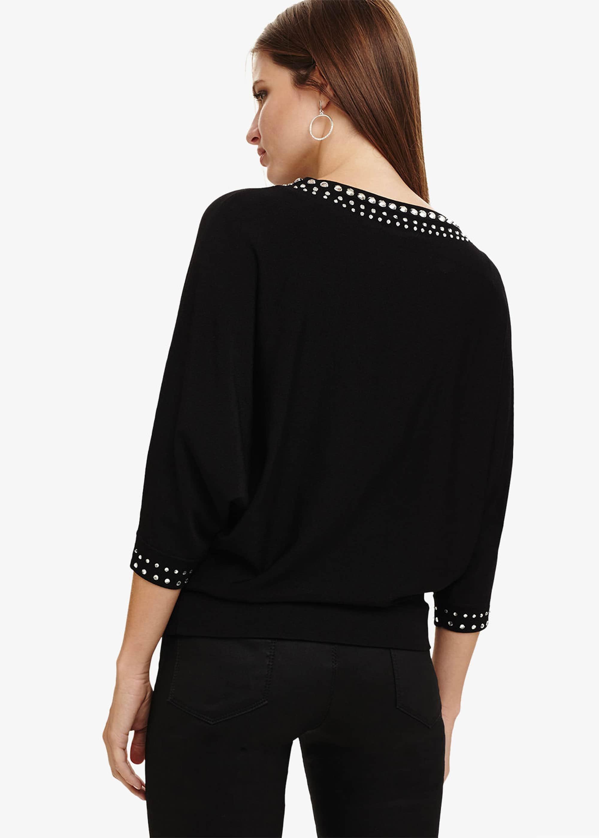 Matilde Raglan Diamante Knitted Jumper