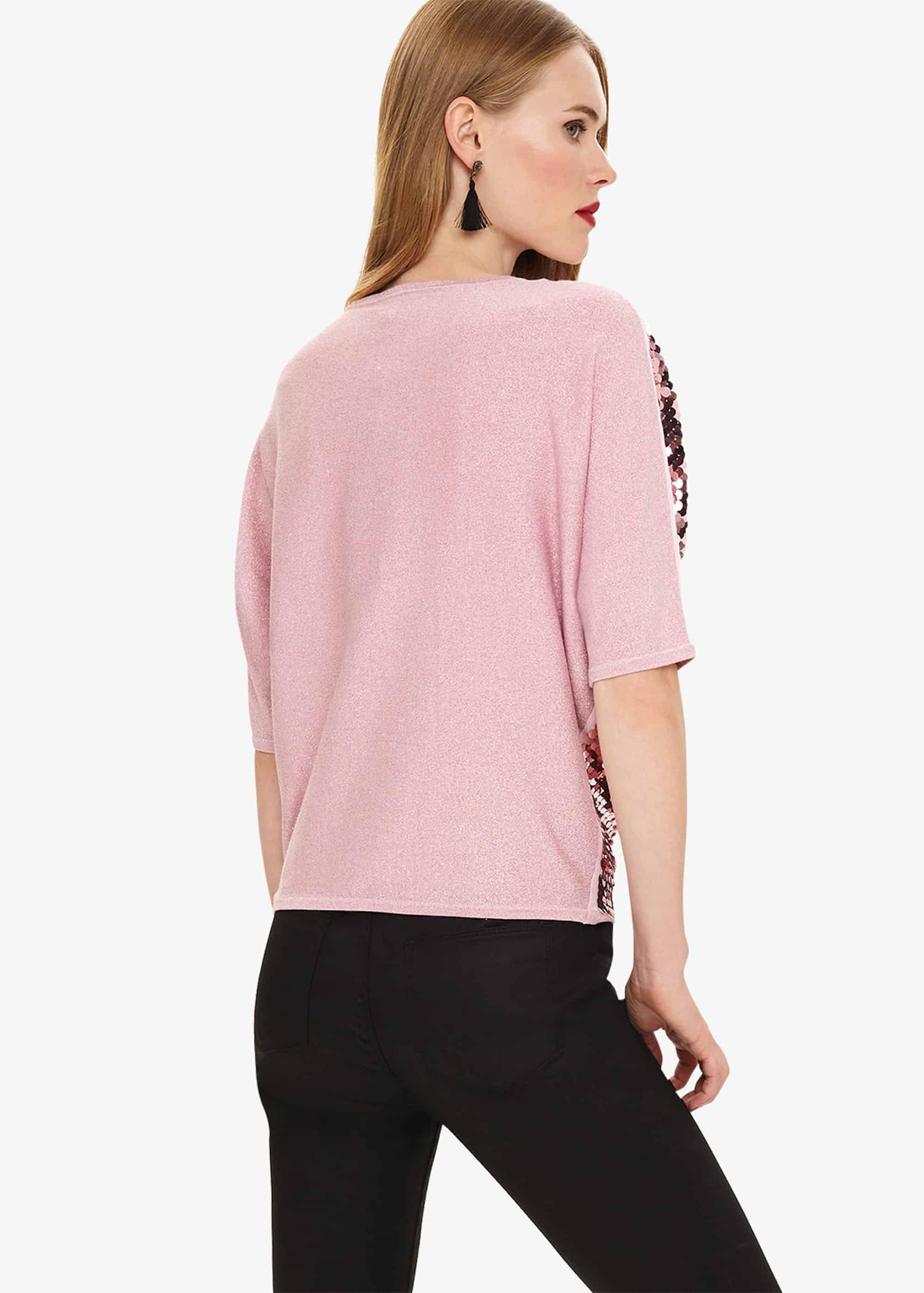 Alessa Sequin Knitted Top
