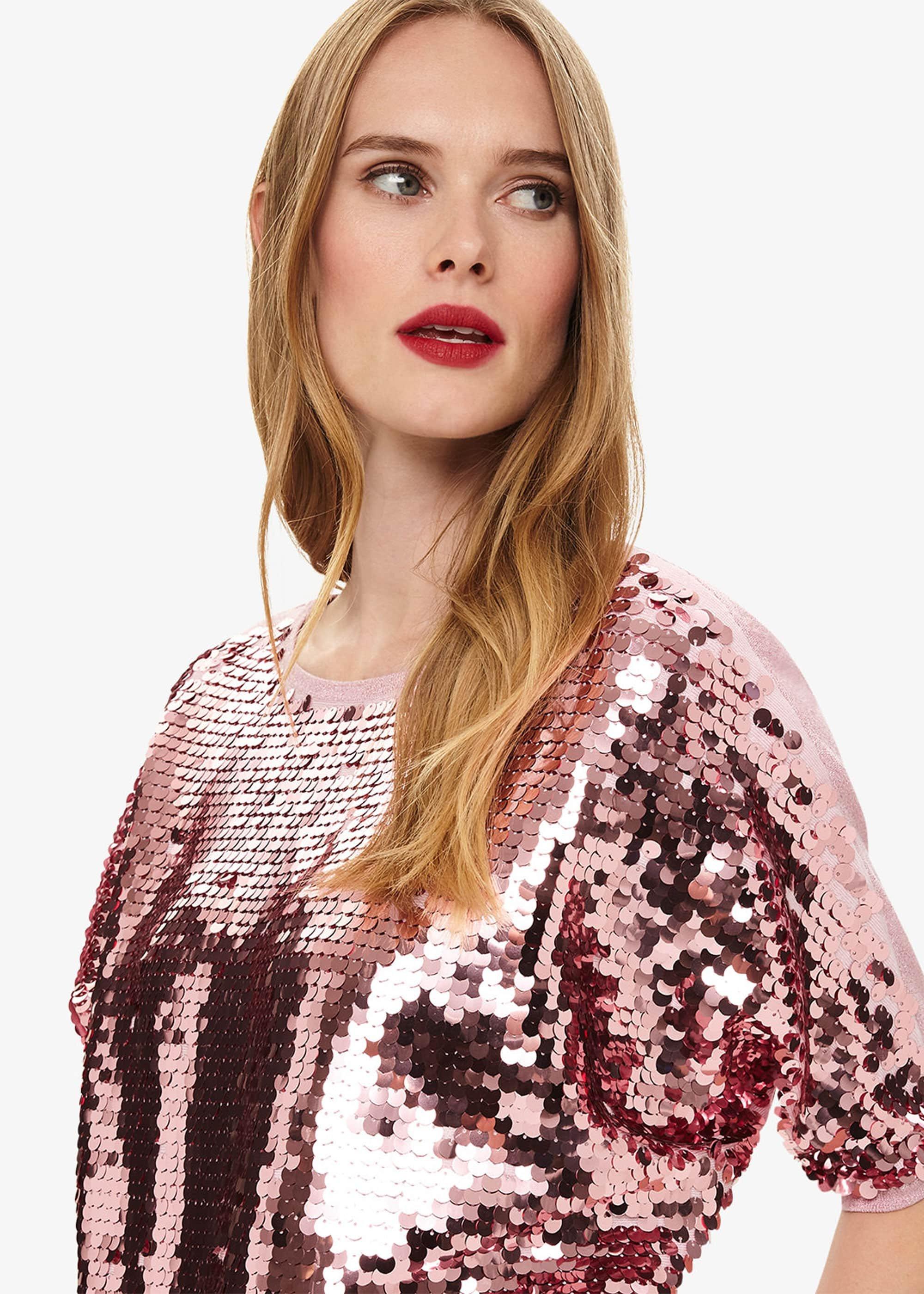 Alessa Sequin Knitted Top