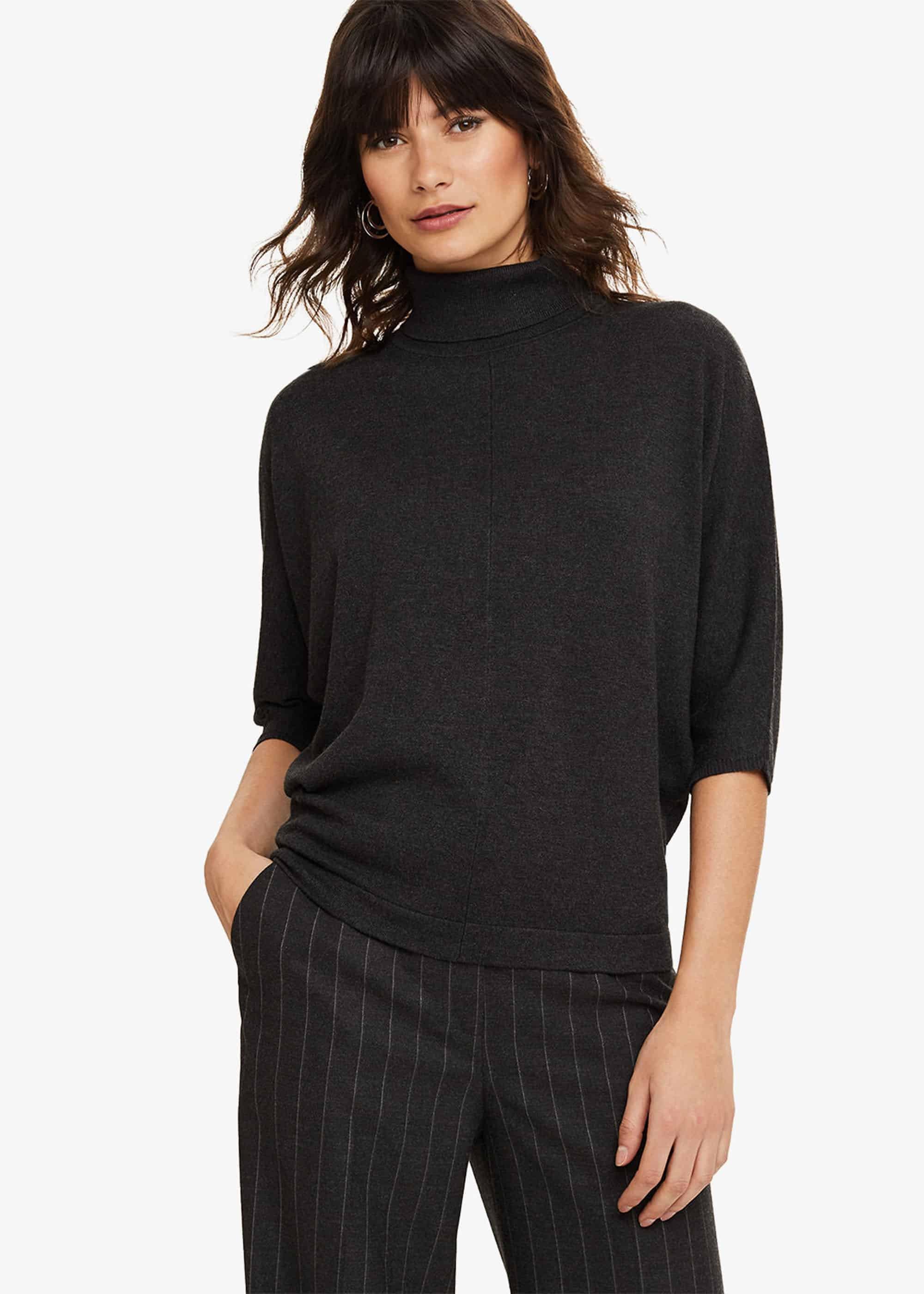 Becca Smart Roll Neck Knitted Jumper