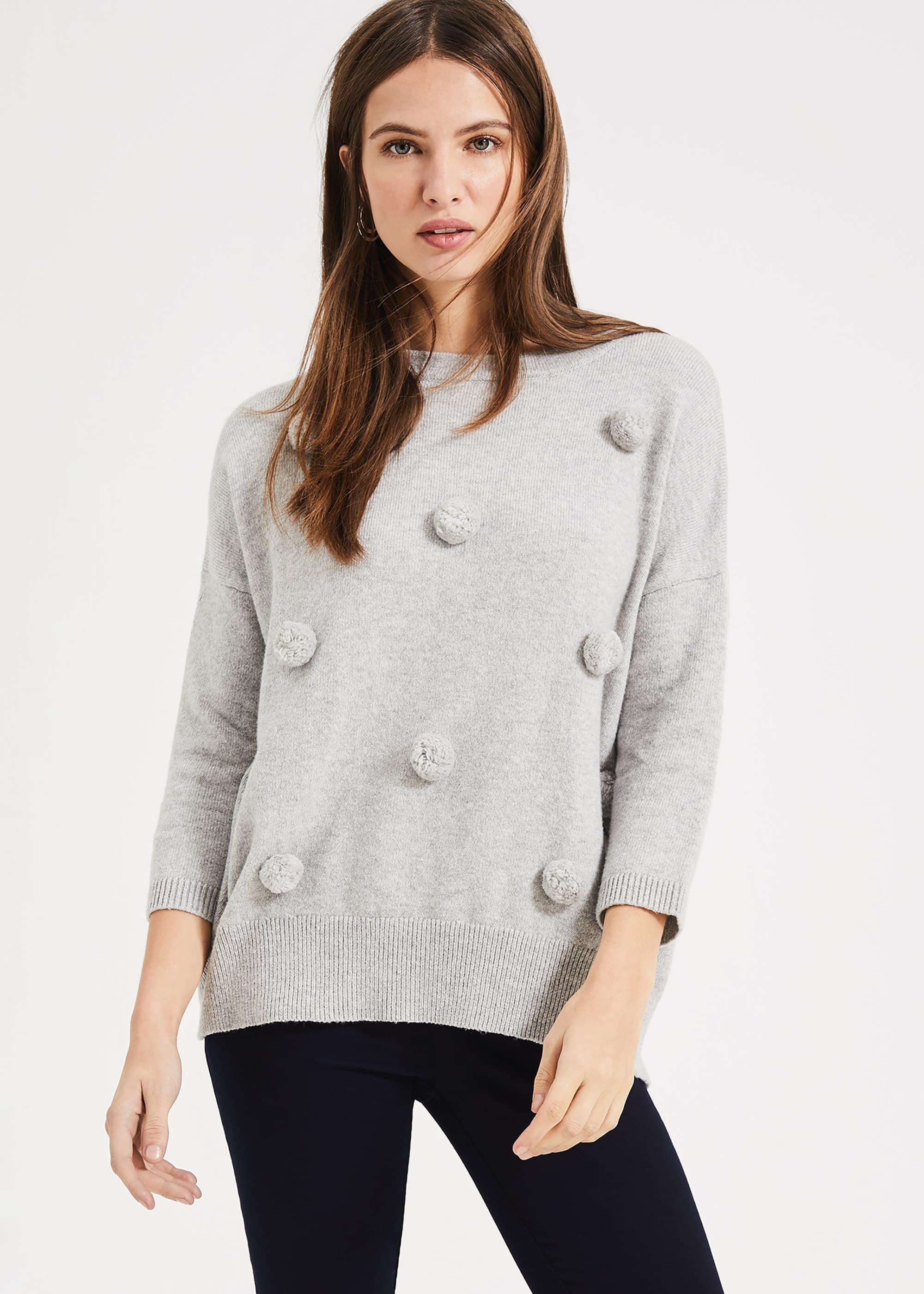 Page Pom Pom Knitted Jumper
