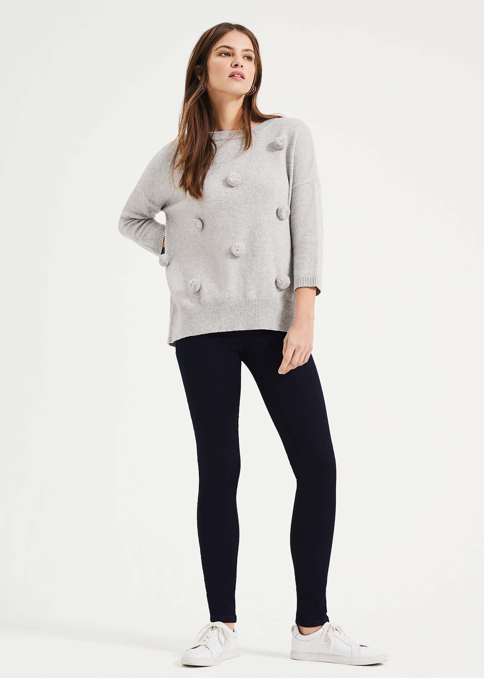 Page Pom Pom Knitted Jumper