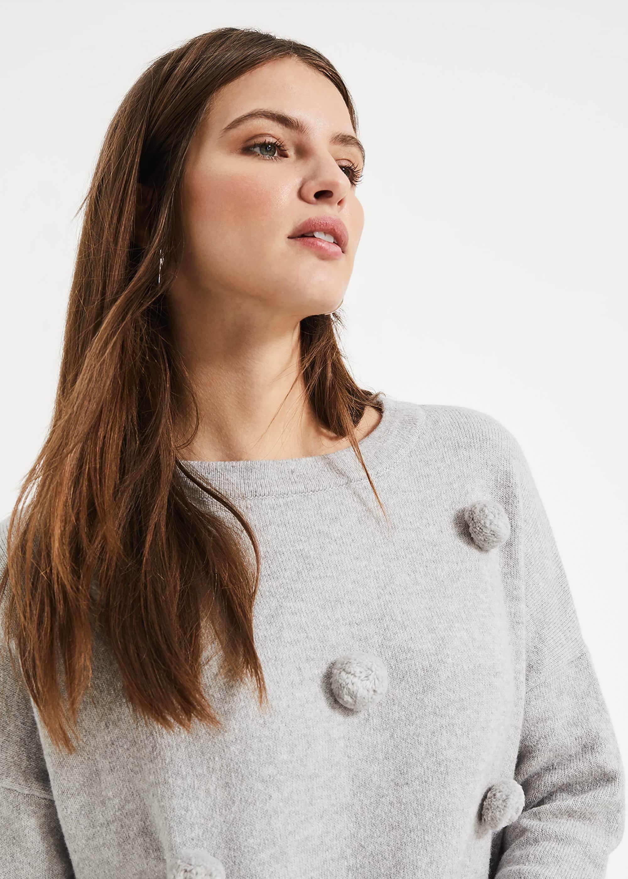 Page Pom Pom Knitted Jumper