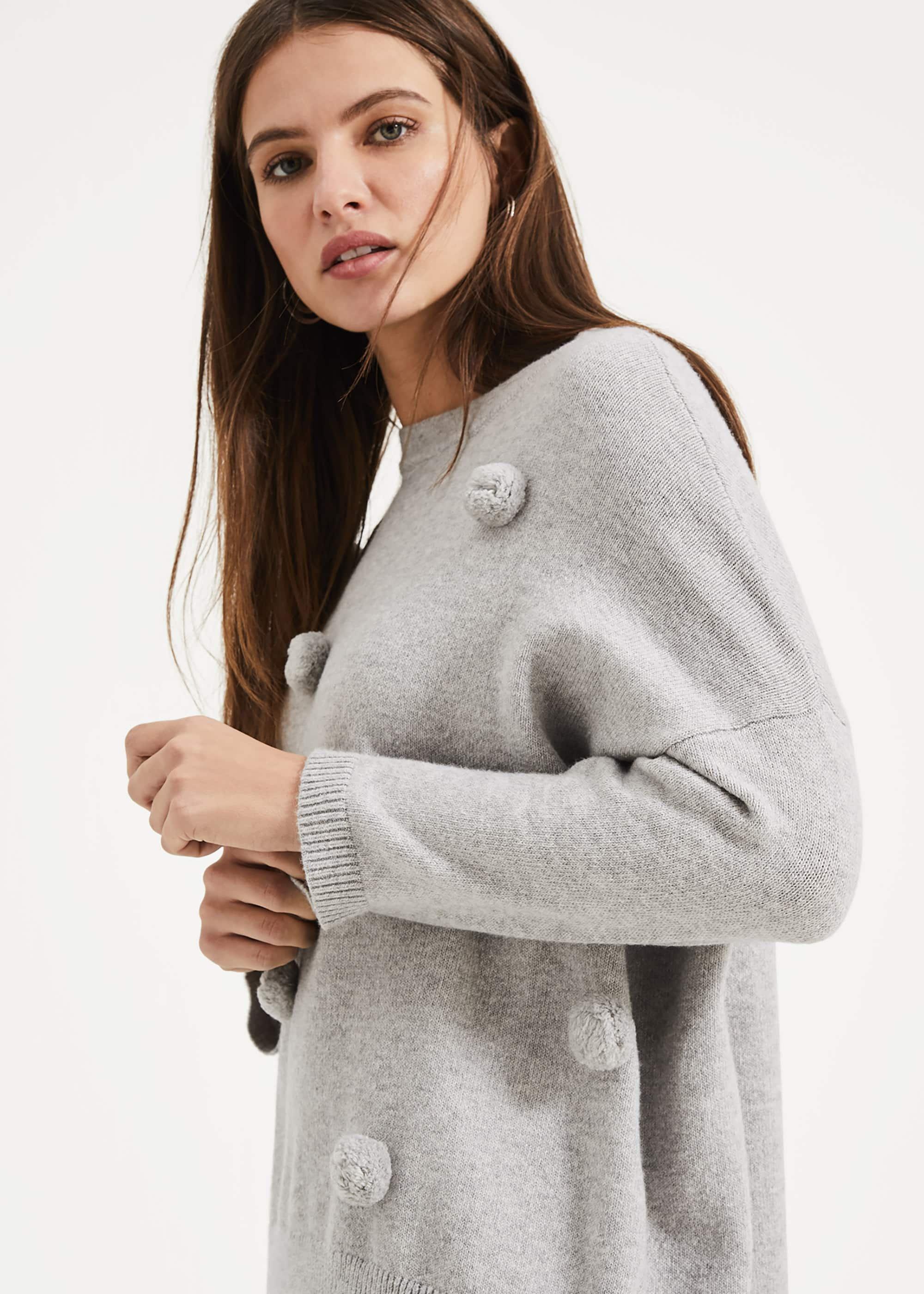 Page Pom Pom Knitted Jumper