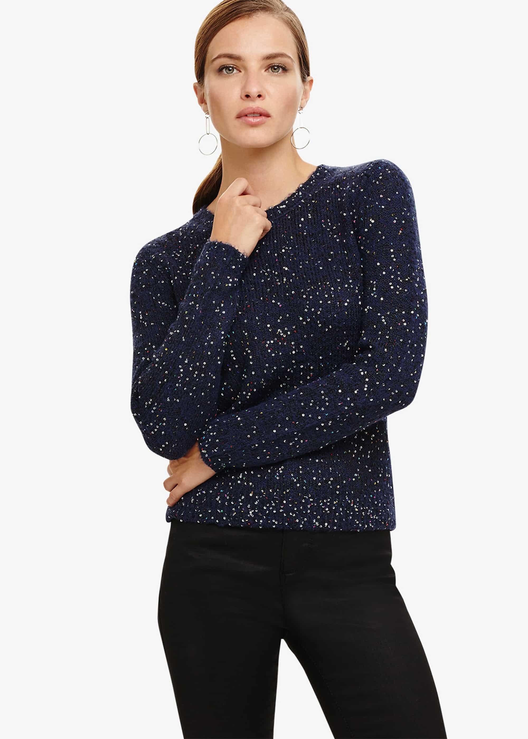 Kennedy Sequin Knitted Jumper
