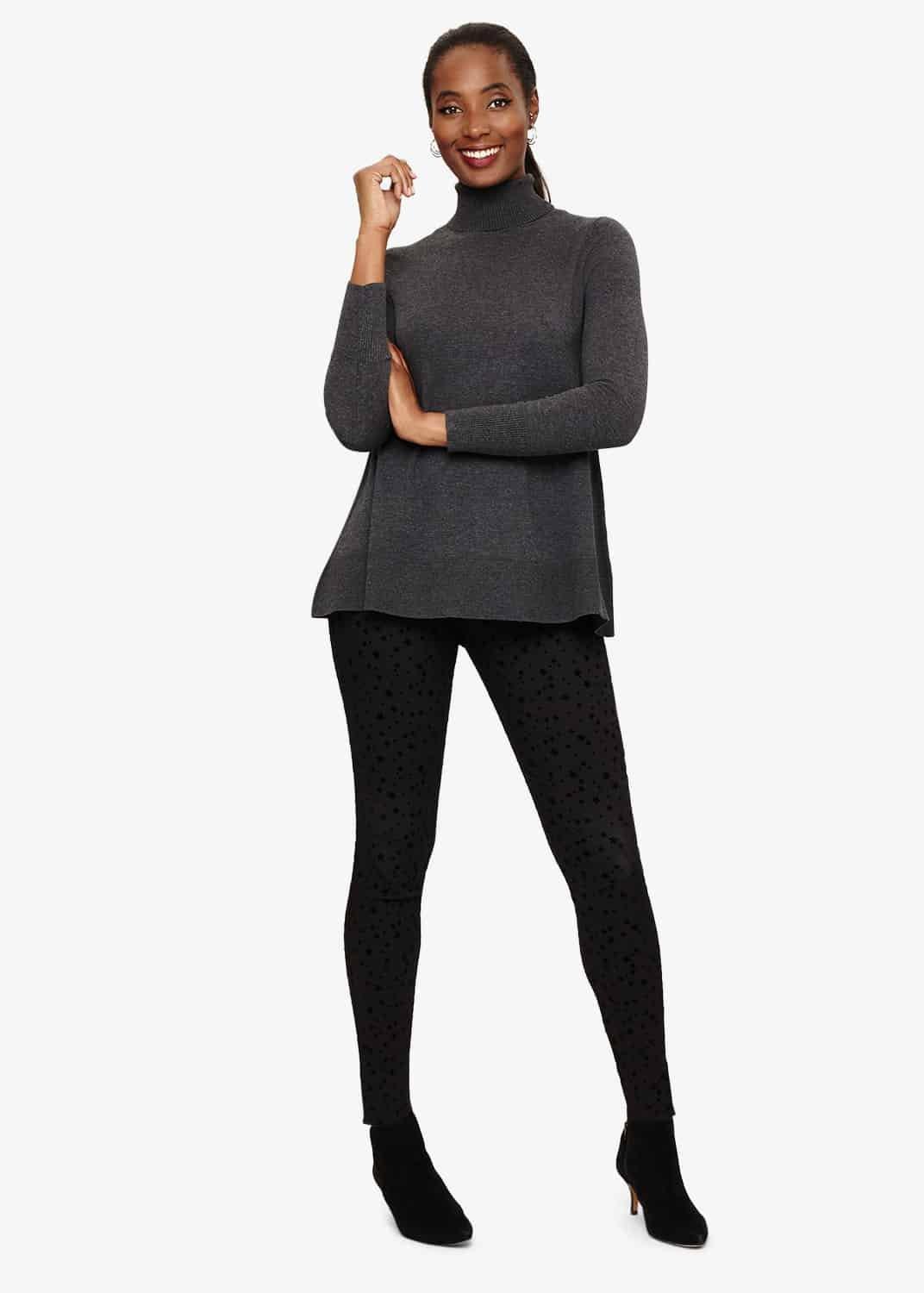 Suzie Swing Roll Neck Jumper