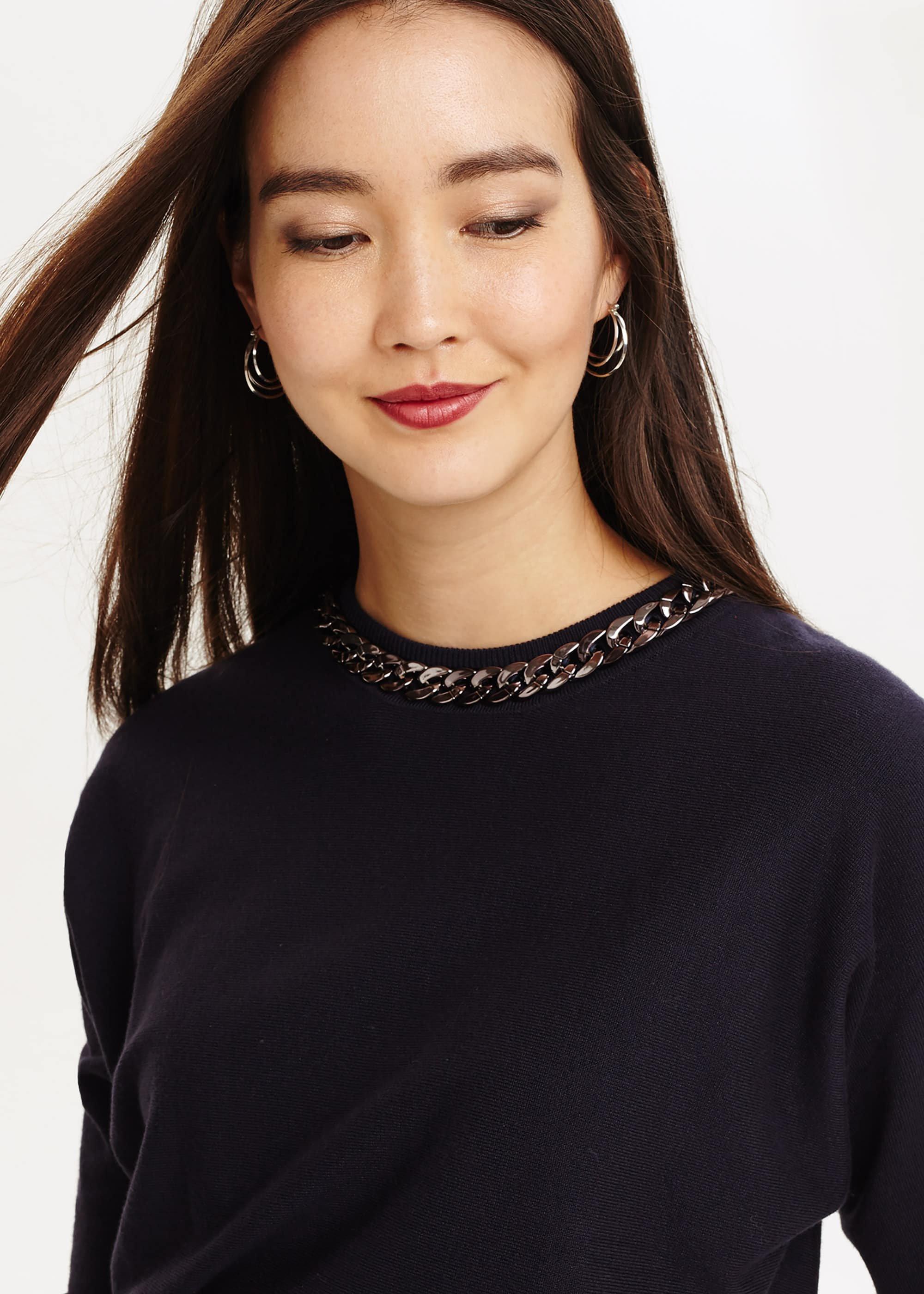 Cristine Chain Neck Knit