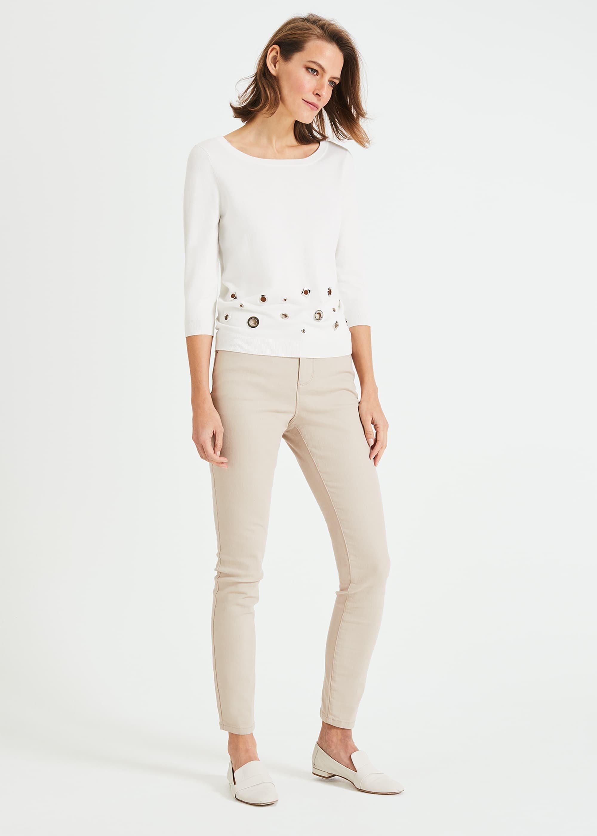 Malory Mixed Metal Knit Top