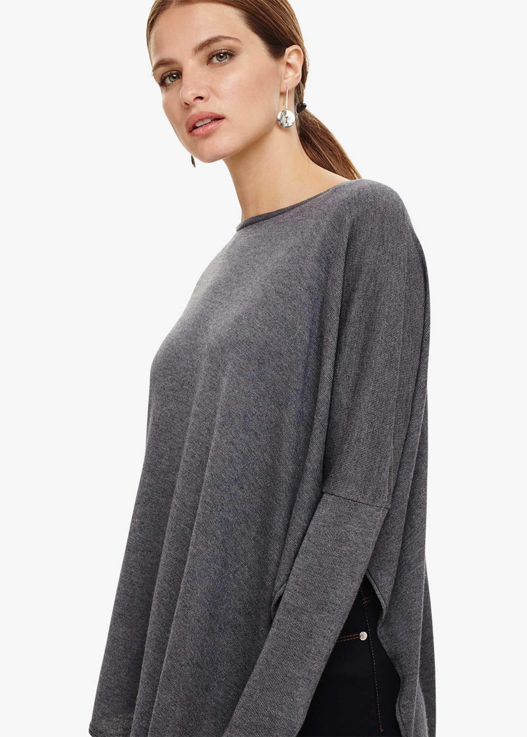 Melinda Asymmetric Knitted Jumper