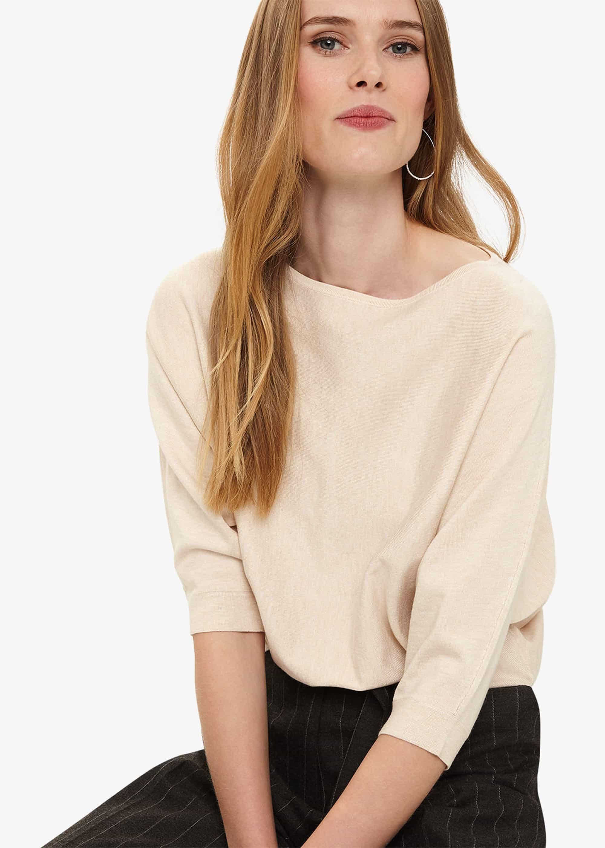 Cristina Batwing Knitted Top
