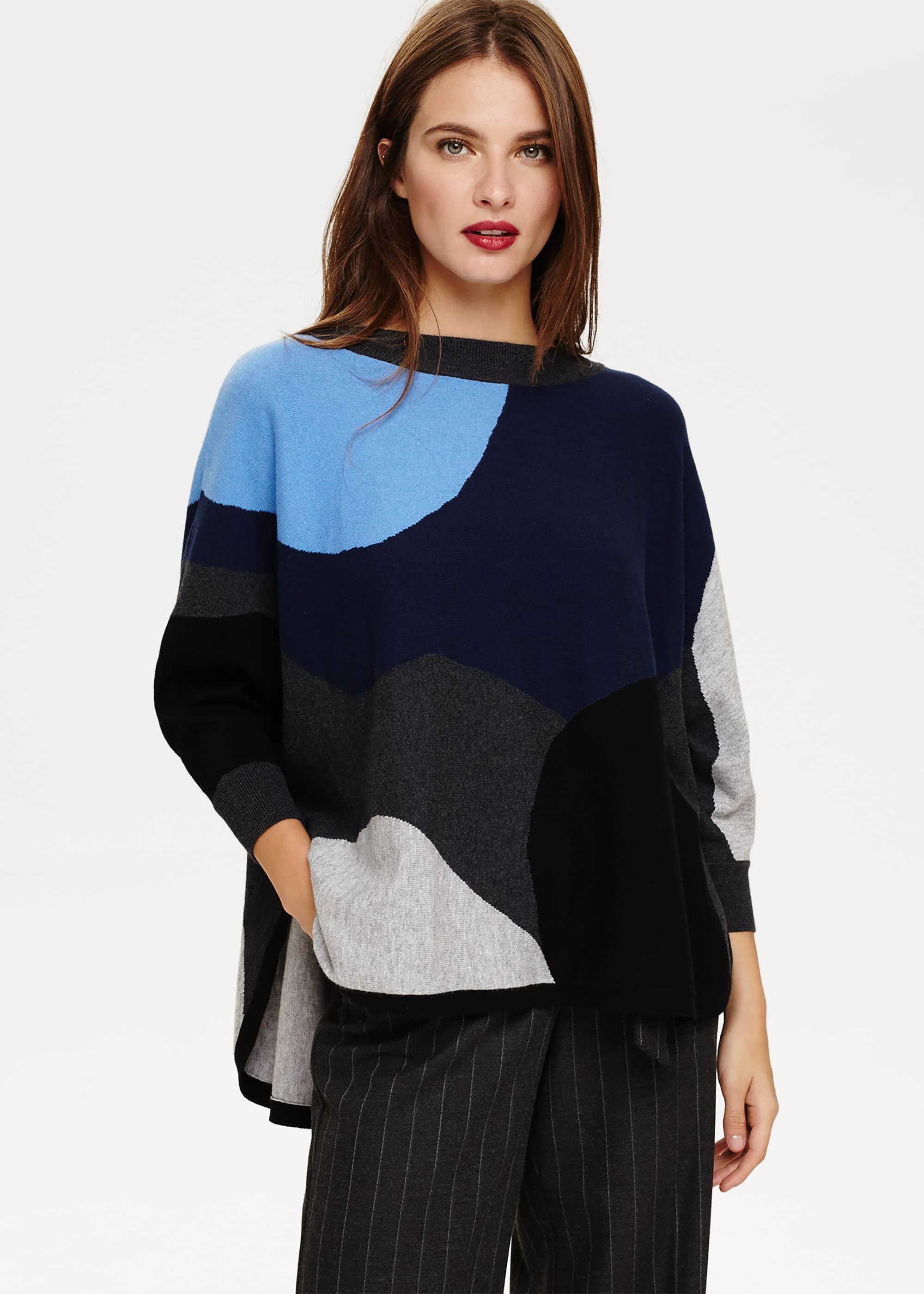 Carlie Camouflage Jacquard Jumper