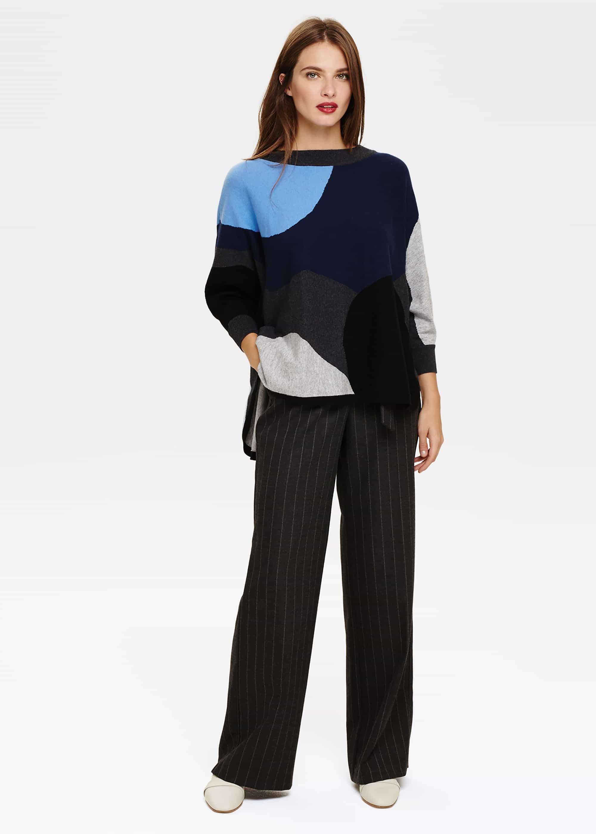 Carlie Camouflage Jacquard Jumper
