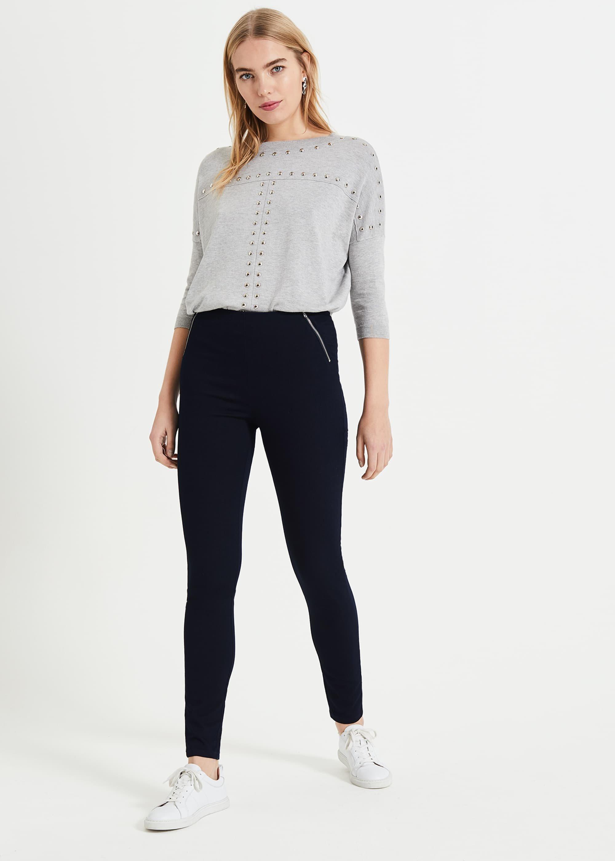 Serena Stud Seam Knit Top